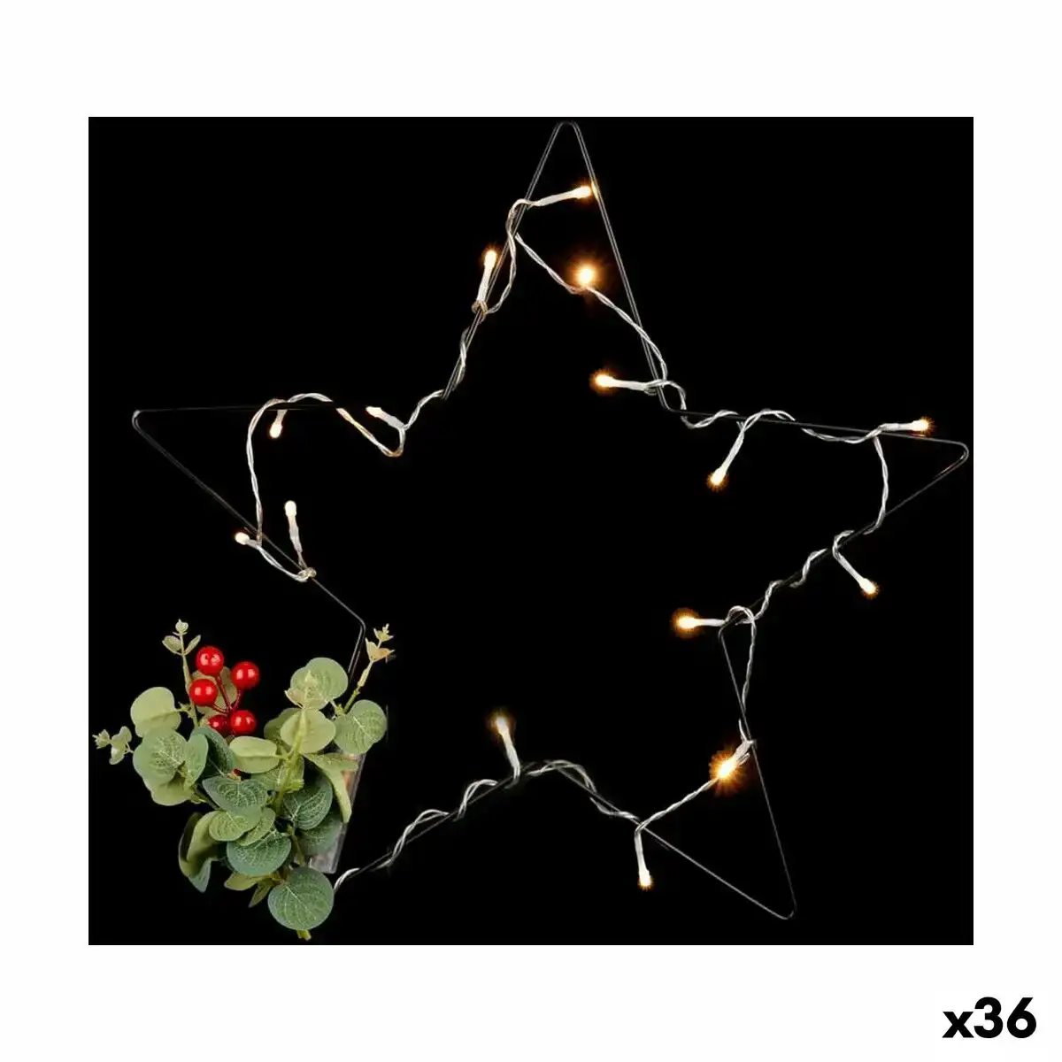 Etoile de noel lumiere led rouge noir vert 36 unites _5157. DIAYTAR COTE D'IVOIRE - Votre Pass vers la Découverte. Explorez notre boutique en ligne et plongez dans un voyage à travers des produits authentiques et contemporains, tous réunis sous un même toit.