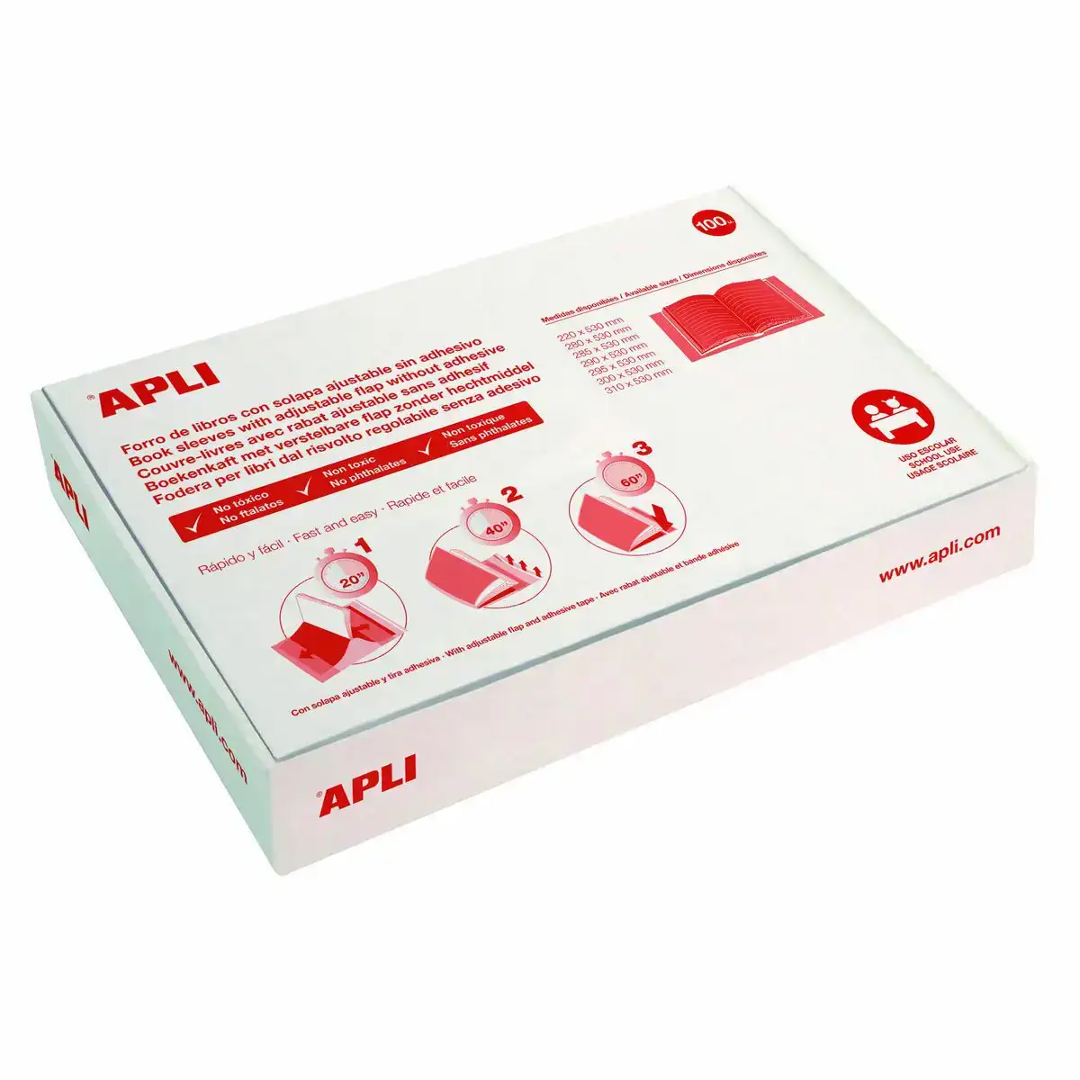 Etui de livre apli 28 5 x 53 cm transparent polypropylene 100 unites_2272. Entrez dans l'Univers de DIAYTAR COTE D'IVOIRE - Où l'Authenticité Renouvelle Votre Quotidien. Explorez notre gamme de produits et trouvez des articles qui reflètent votre essence.