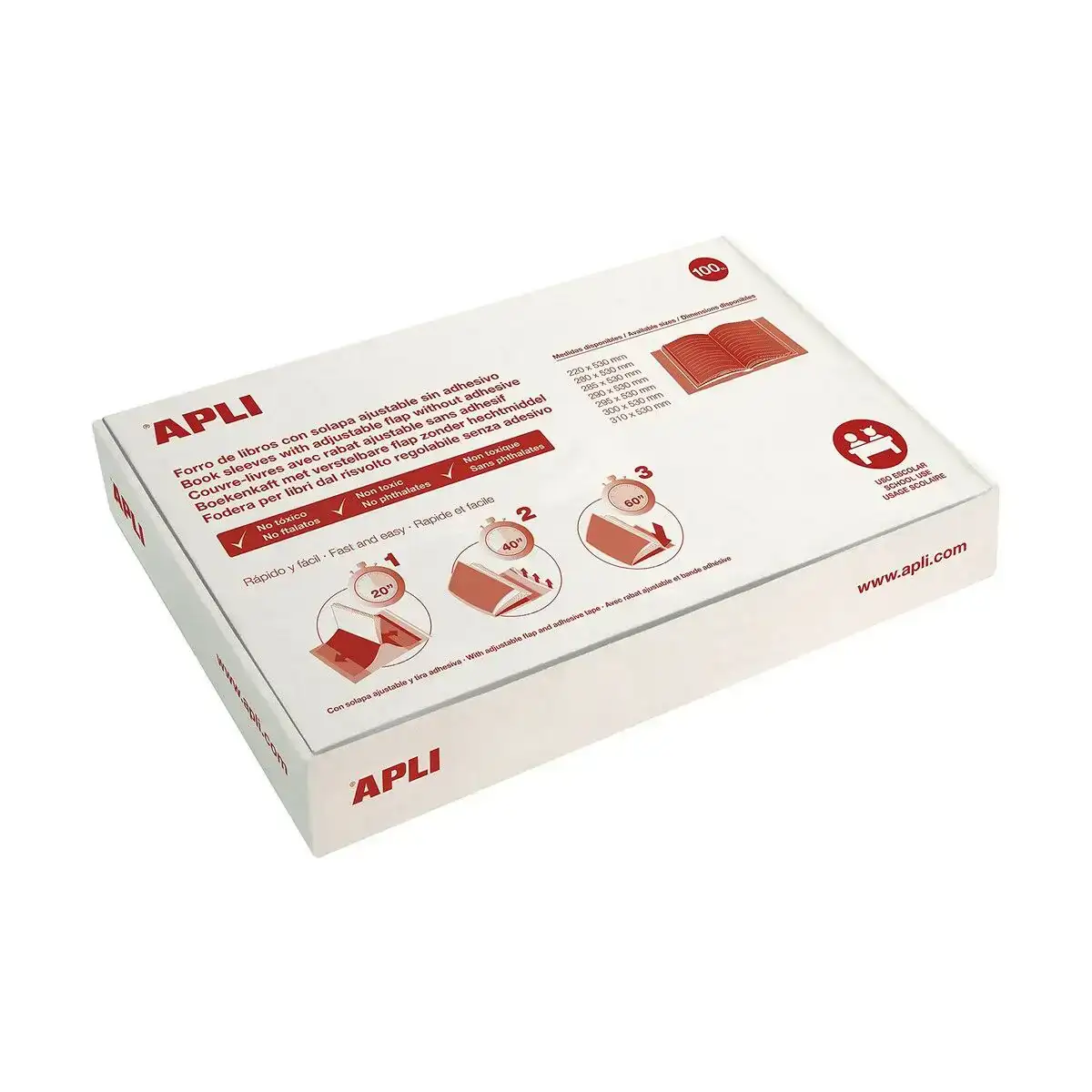Etui de livre apli 31 x 53 cm 100 unites transparent_1353. Bienvenue chez DIAYTAR COTE D'IVOIRE - Où Chaque Article Est une Découverte. Naviguez à travers nos offres et laissez-vous surprendre par des trésors cachés qui enrichiront votre vie.