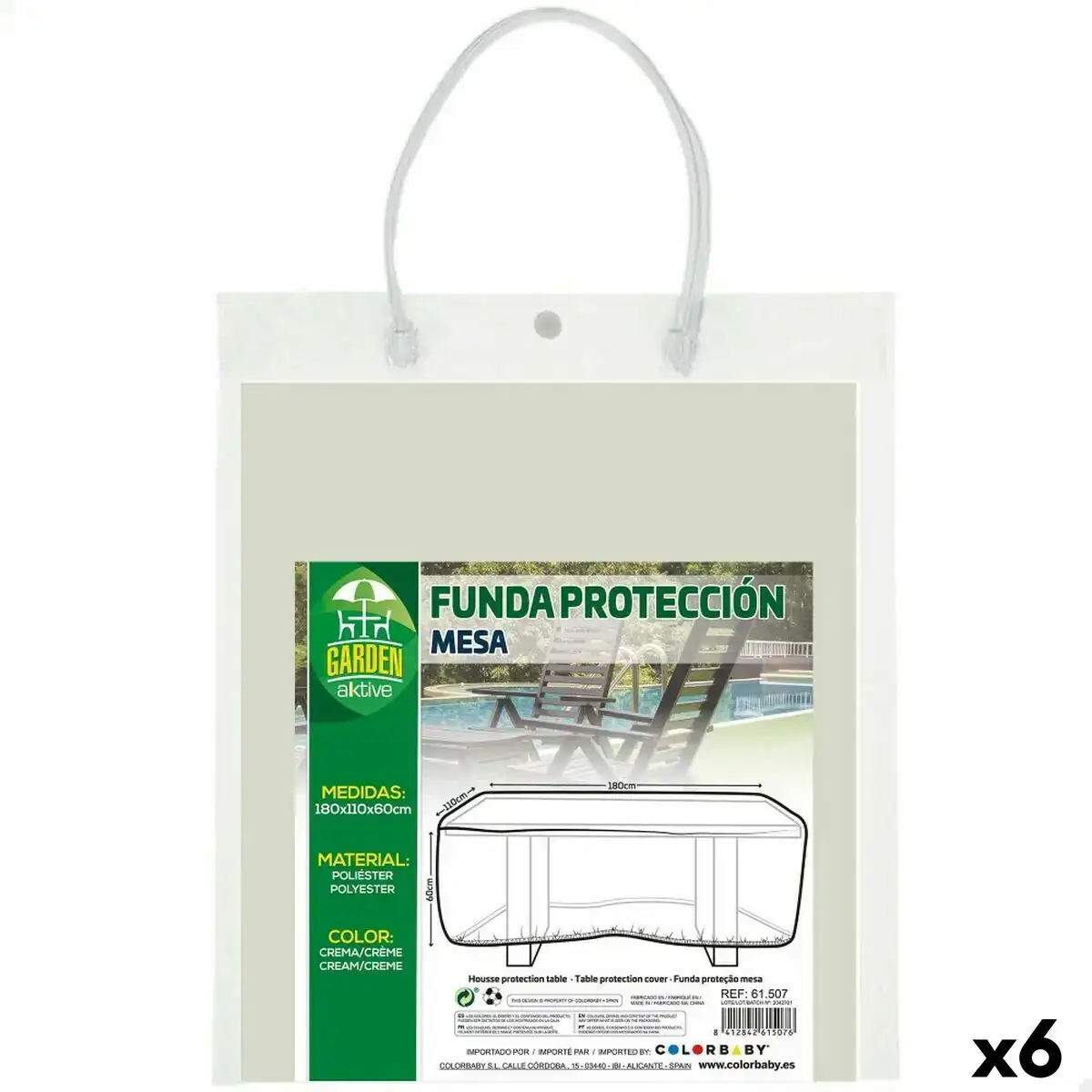 Etui de protection aktive tables 180 x 60 x 110 cm polyethylene 6 unites _7056. DIAYTAR COTE D'IVOIRE - Où Choisir Devient une Expérience Personnalisée. Explorez notre boutique en ligne pour découvrir des produits qui s'adaptent à votre style et à votre essence.