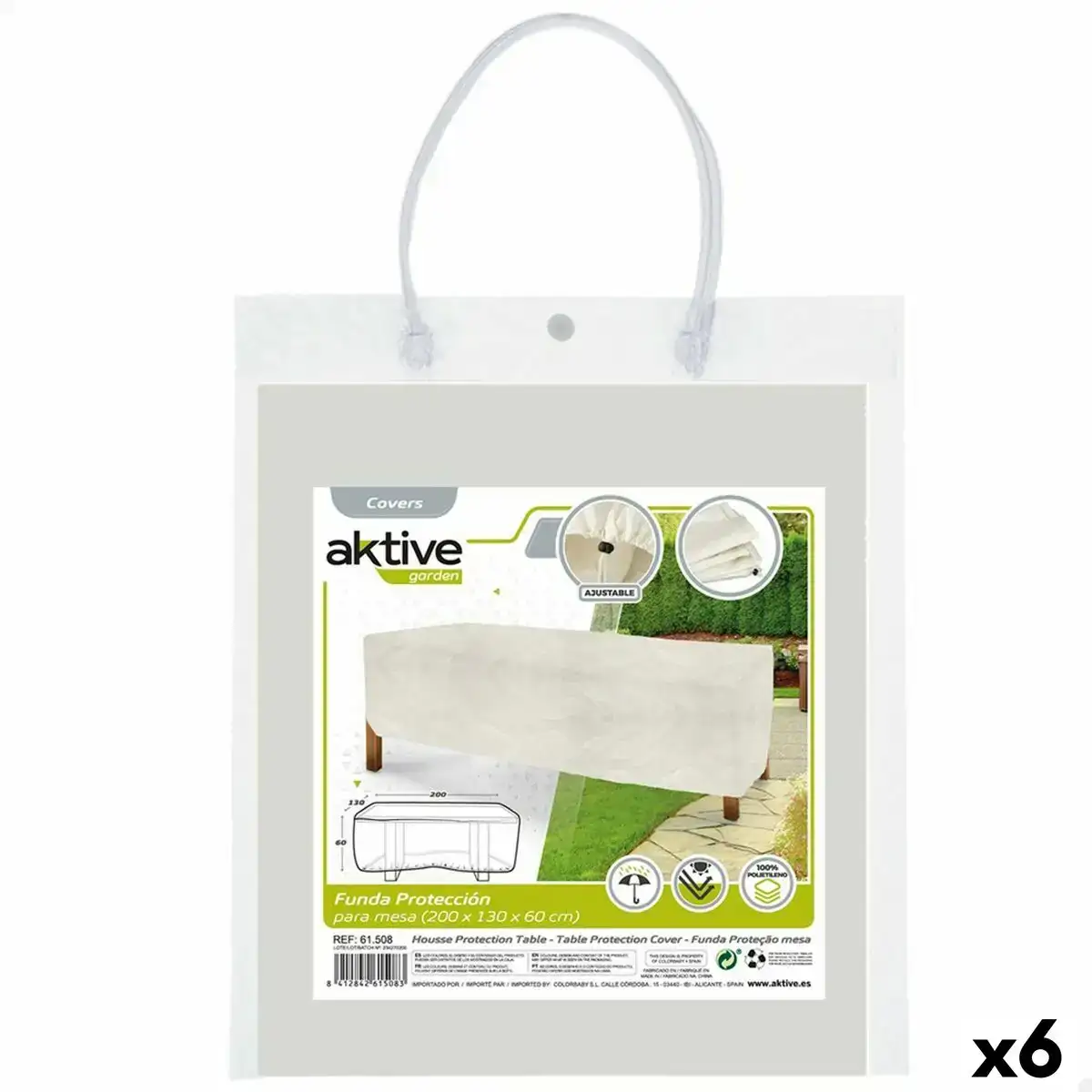 Etui de protection aktive tables 200 x 60 x 130 cm polyethylene 6 unites _1441. DIAYTAR COTE D'IVOIRE - L'Art de Trouver ce que Vous Aimez. Plongez dans notre assortiment varié et choisissez parmi des produits qui reflètent votre style et répondent à vos besoins.