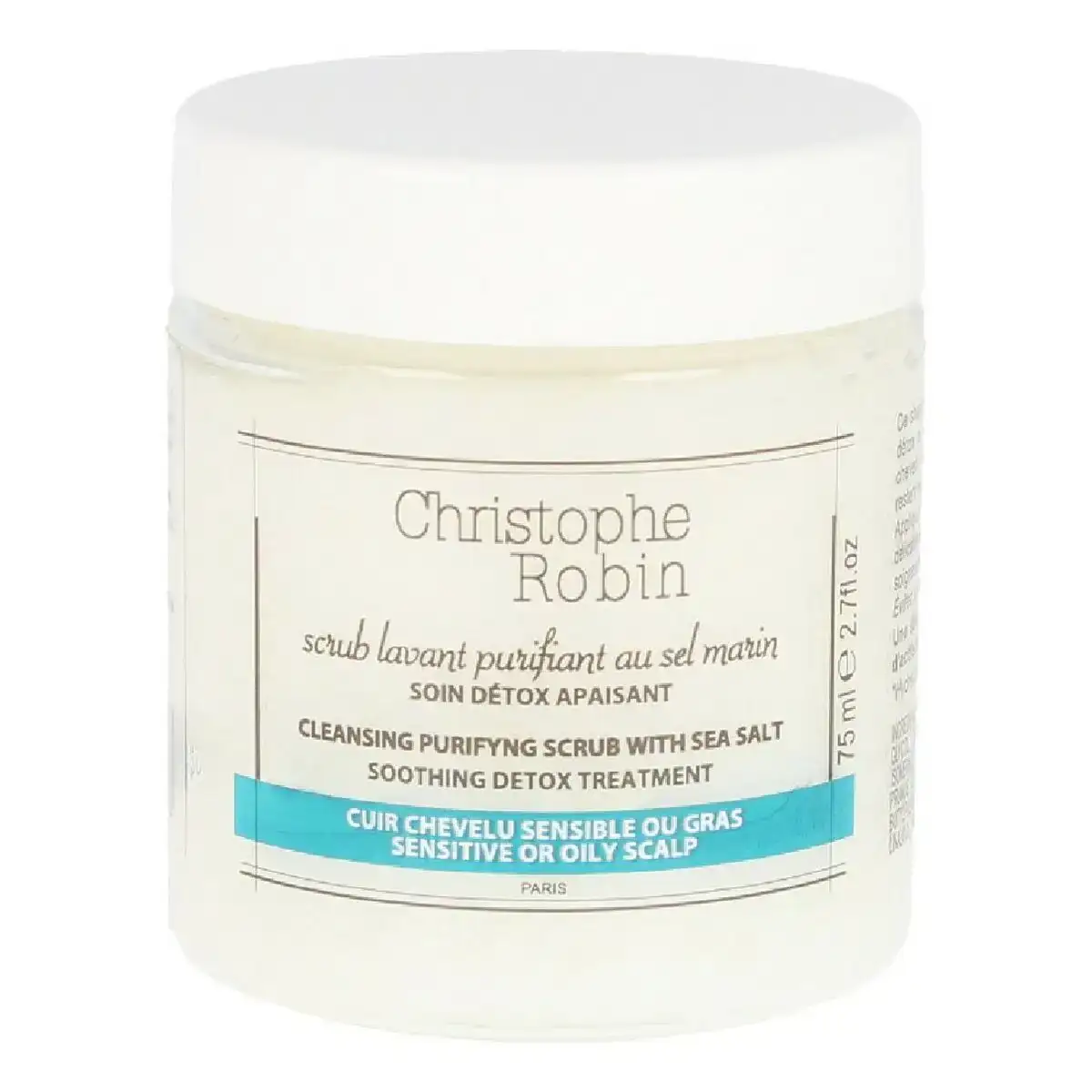 Exfoliant capillaire christophe robin purifiying sea marine 75 ml_1752. Entrez dans l'Univers de DIAYTAR COTE D'IVOIRE - Où le Choix Rencontre l'Authenticité. Explorez nos rayons virtuels et trouvez des produits qui incarnent la richesse de notre culture.