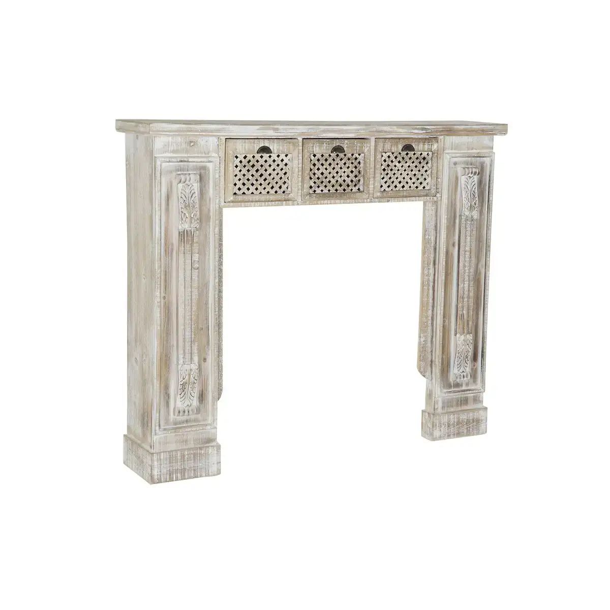 Facades de cheminee dkd home decor 120 x 23 x 100 cm sapin bois aluminium_6223. DIAYTAR COTE D'IVOIRE - Votre Plaisir Shopping à Portée de Clic. Explorez notre boutique en ligne et trouvez des produits qui ajoutent une touche de bonheur à votre vie quotidienne.