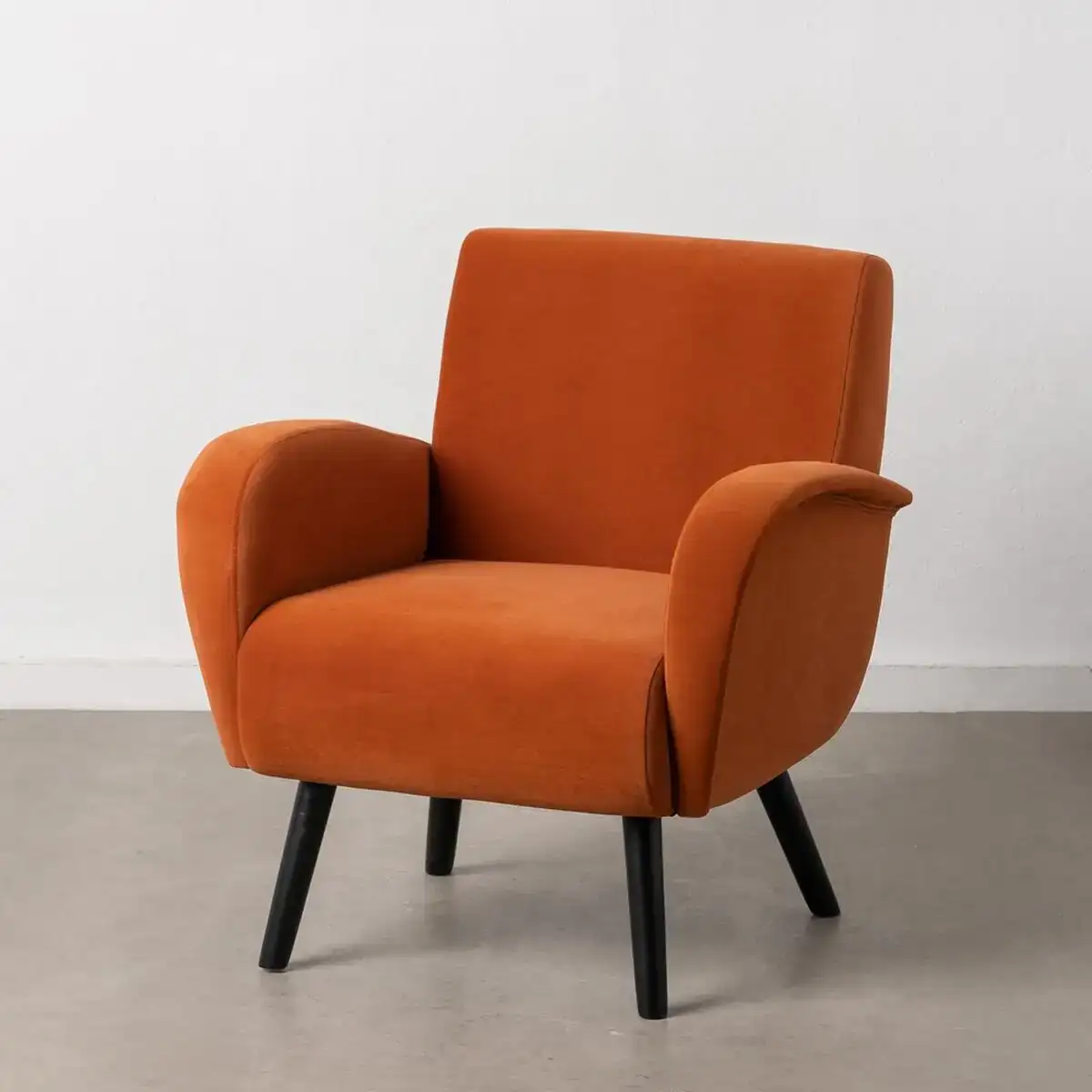 Fauteuil 72 x 71 x 81 cm tissu synthetique bois orange_5410. Bienvenue sur DIAYTAR COTE D'IVOIRE - Où Choisir est un Voyage Passionnant. Plongez dans notre catalogue et trouvez des produits qui révèlent la diversité et la beauté du Côte d'Ivoire.
