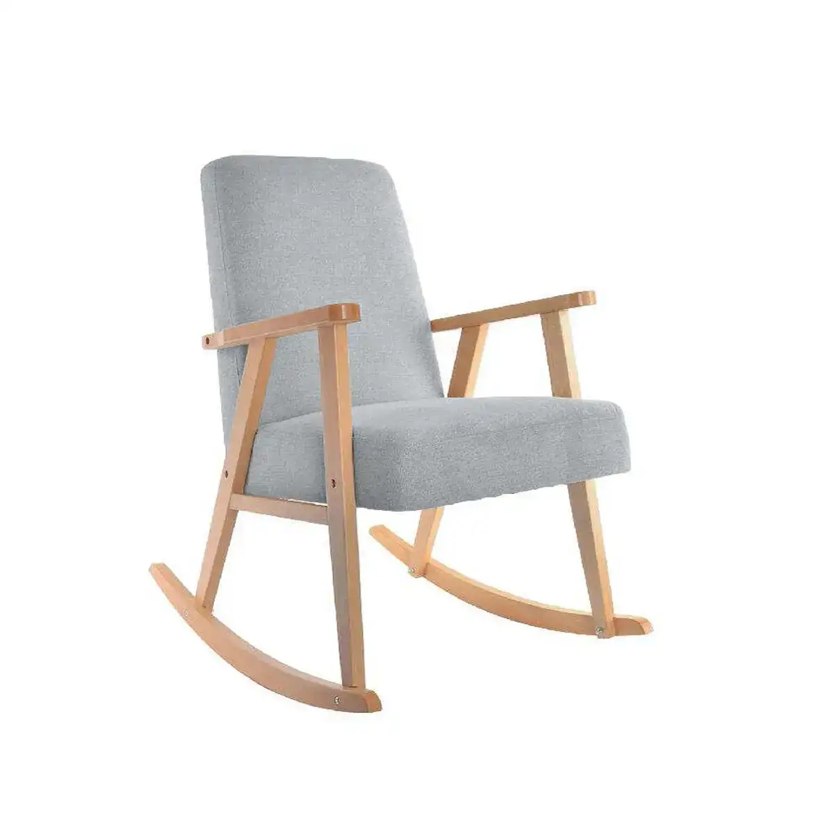 Fauteuil a bascule dkd home decor bleu ciel naturel bois hetre bois mdf 81 x 58 x 90 cm_7416. Bienvenue chez DIAYTAR COTE D'IVOIRE - Où Chaque Produit a son Histoire. Plongez dans notre sélection diversifiée et découvrez des articles qui racontent le riche patrimoine sénégalais.