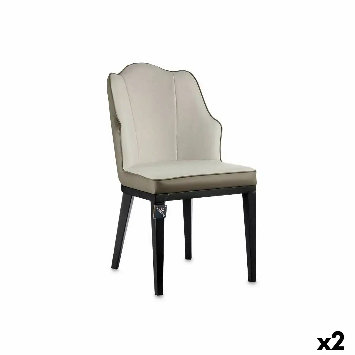 Fauteuil coquillage noir gris acier 48 x 88 x 60 cm 2 unites _5632. Bienvenue sur DIAYTAR COTE D'IVOIRE - Où Chaque Produit a son Charme. Explorez notre sélection minutieuse et trouvez des articles qui vous séduisent et vous inspirent.