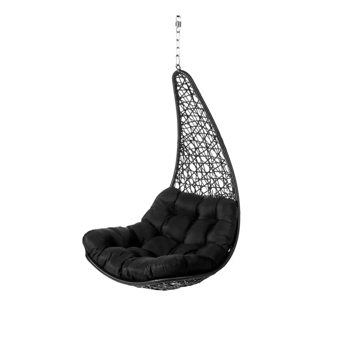 Fauteuil de jardin suspendu dido noir rotin 82 x 84 x 132 cm_7447. Bienvenue sur DIAYTAR COTE D'IVOIRE - Votre Destination Shopping à la Côte d'Ivoireaise. Explorez notre boutique en ligne et découvrez une gamme variée de produits qui capturent l'esprit du Côte d'Ivoire.