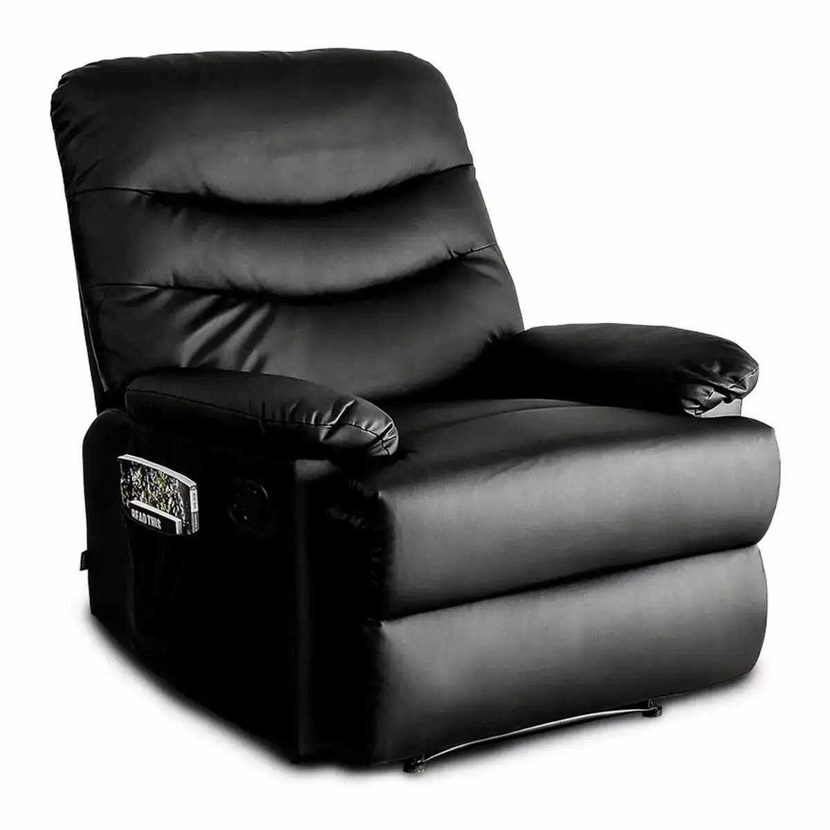 Fauteuil de relaxation massant astan hogar manuel noir cuir synthetoqie_9962. DIAYTAR COTE D'IVOIRE - Là où la Beauté Rencontre la Fonctionnalité. Parcourez notre sélection pour trouver des produits qui allient esthétique et praticité, pour un quotidien sublimé.