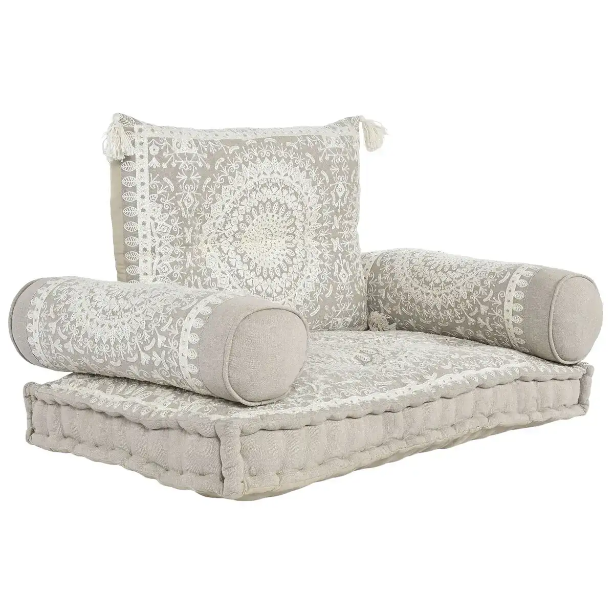 Fauteuil dkd home decor 90 x 56 x 15 cm beige blanc_9429. DIAYTAR COTE D'IVOIRE - Votre Source de Découvertes Shopping. Découvrez des trésors dans notre boutique en ligne, allant des articles artisanaux aux innovations modernes.