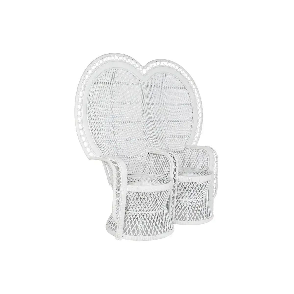 Fauteuil dkd home decor blanc 188 x 50 x 140 cm_2009. DIAYTAR COTE D'IVOIRE - L'Art de Choisir, l'Art de Vivre. Explorez notre univers de produits soigneusement sélectionnés pour vous offrir une expérience shopping riche et gratifiante.
