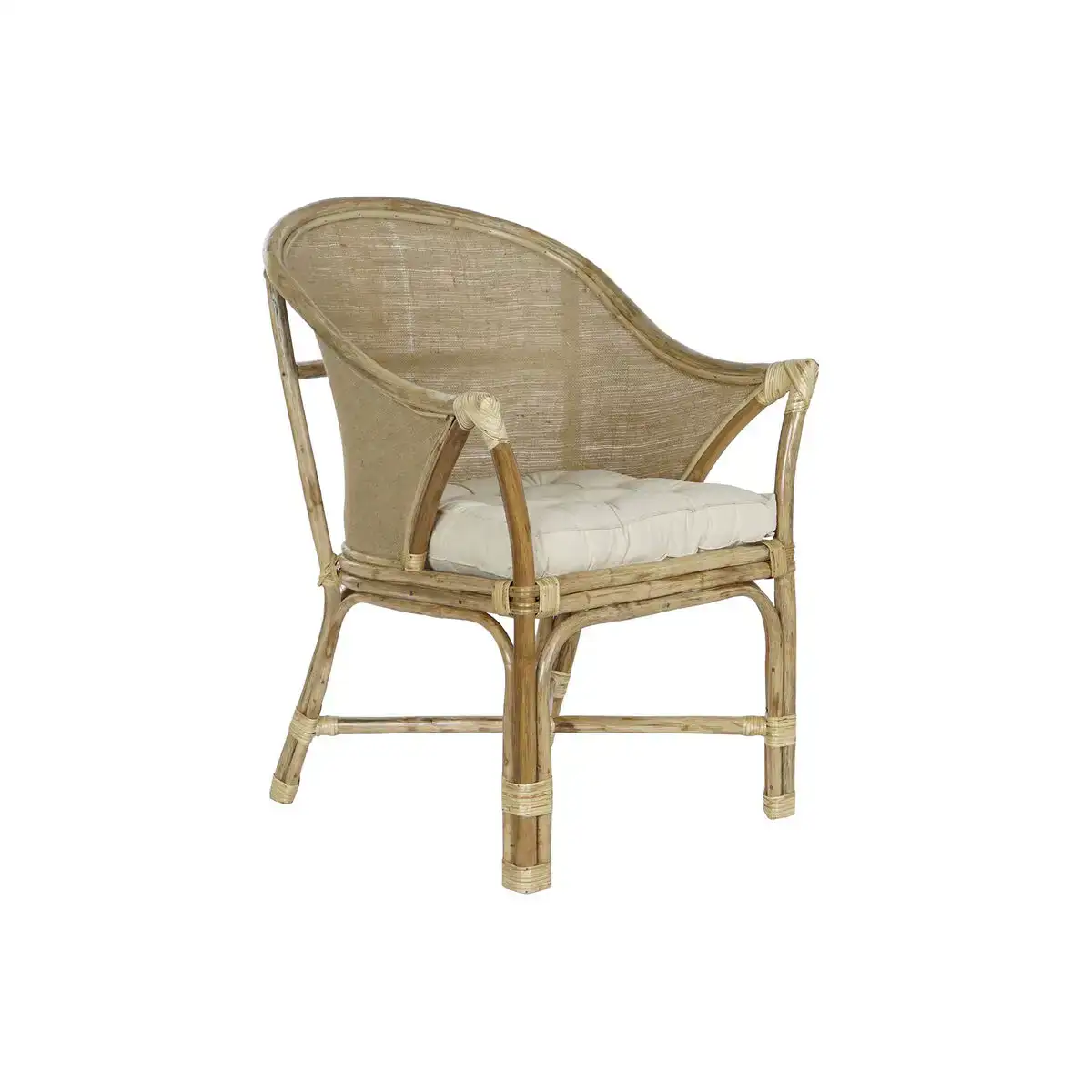 Fauteuil dkd home decor blanc marron 66 x 50 x 90 cm_4890. DIAYTAR COTE D'IVOIRE - Votre Passage vers l'Exceptionnel. Explorez notre boutique en ligne, où chaque produit est choisi avec soin pour offrir une expérience de shopping inoubliable.