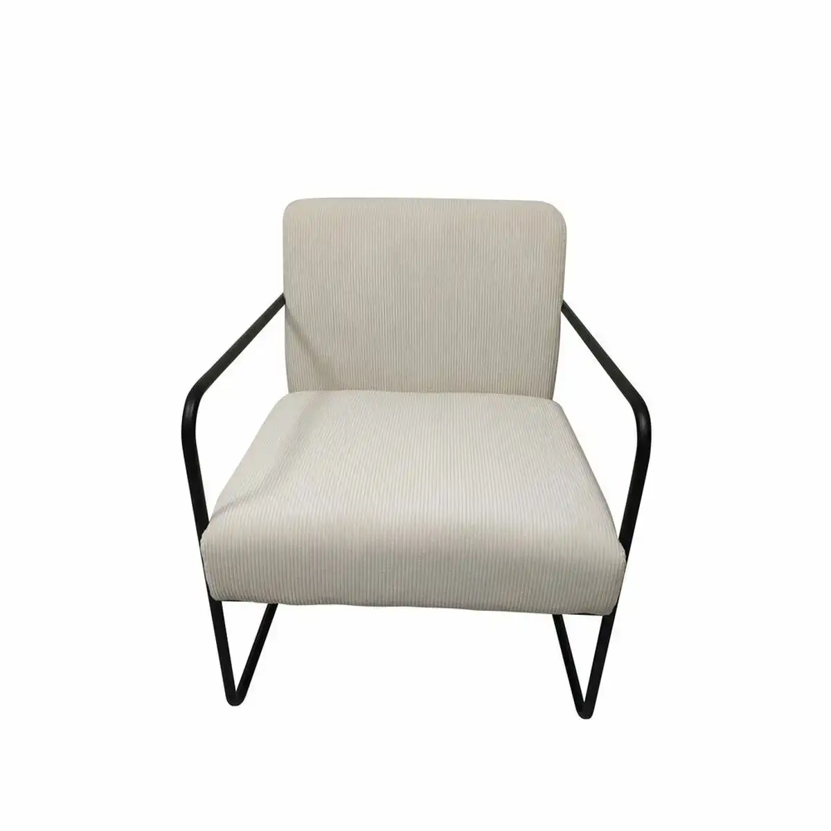 Fauteuil dkd home decor noir polyester blanc fer 64 x 74 x 79 cm _3223. Bienvenue chez DIAYTAR COTE D'IVOIRE - Où Chaque Article Est une Découverte. Naviguez à travers nos offres et laissez-vous surprendre par des trésors cachés qui enrichiront votre vie.