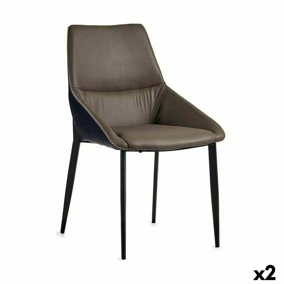 Fauteuil tresse bleu gris acier 50 x 87 x 61 cm 2 unites _2000. DIAYTAR COTE D'IVOIRE - Votre Destination pour un Shopping Inégalé. Naviguez à travers notre sélection minutieuse pour trouver des produits qui répondent à tous vos besoins.
