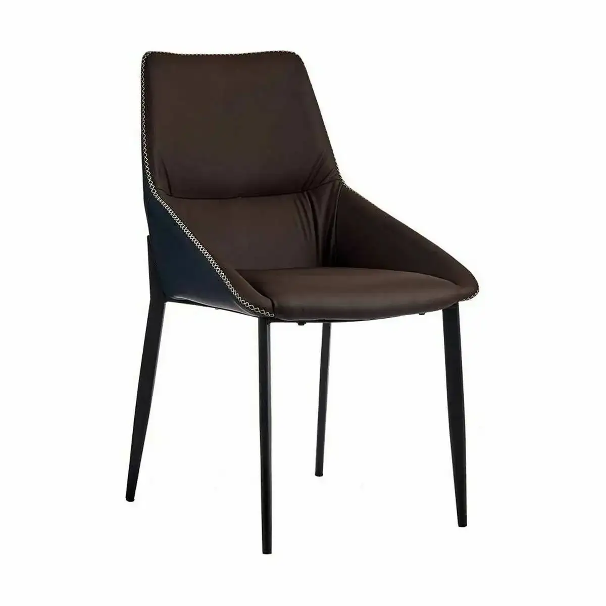 Fauteuil tresse bleu marron acier 50 x 87 x 61 cm 2 unites _5399. DIAYTAR COTE D'IVOIRE - Votre Destination pour un Shopping Unique. Parcourez notre catalogue et trouvez des articles qui expriment votre singularité et votre style.