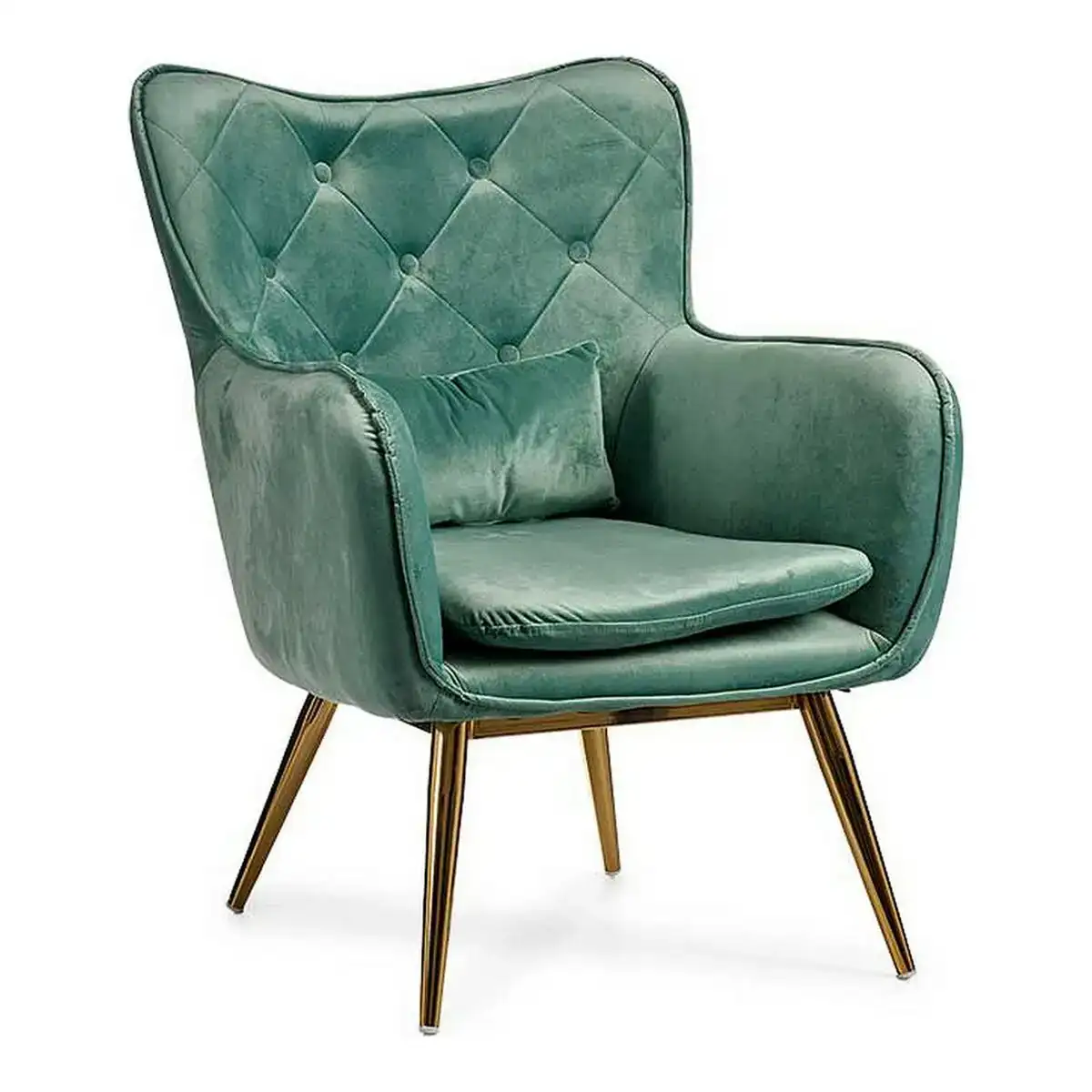 Fauteuil vert 68 x 92 x 70 cm_6277. Entrez dans l'Univers de DIAYTAR COTE D'IVOIRE - Où Chaque Produit a son Éclat Unique. Explorez notre gamme variée et choisissez des articles qui illuminent votre quotidien.