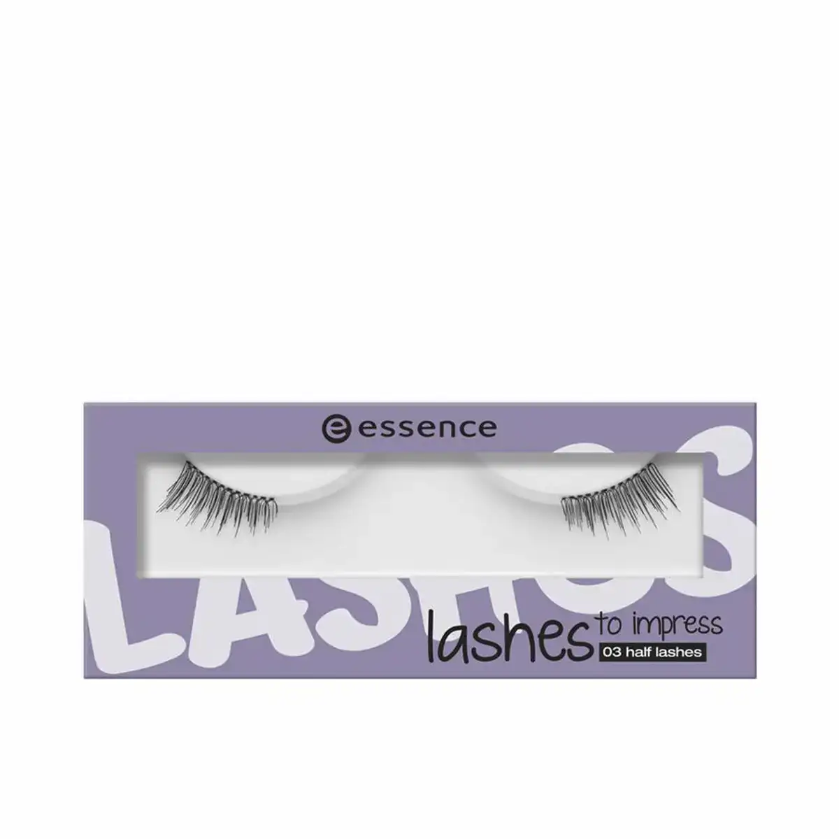 Faux cils essence lashes to impress no 03 half lashes_5259. Bienvenue chez DIAYTAR COTE D'IVOIRE - Où Chaque Article Est une Découverte. Naviguez à travers nos offres et laissez-vous surprendre par des trésors cachés qui enrichiront votre vie.