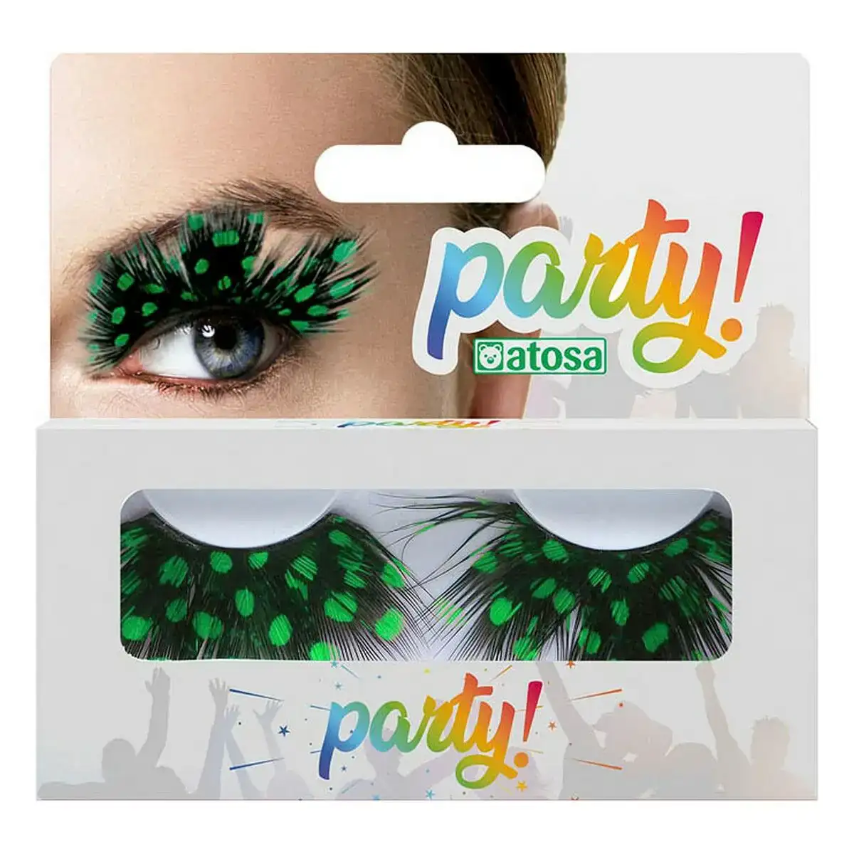Faux cils vert pois_4668. DIAYTAR COTE D'IVOIRE - Votre Source de Trésors Culturels. Naviguez à travers notre catalogue et trouvez des articles qui mettent en avant la richesse de la culture sénégalaise.