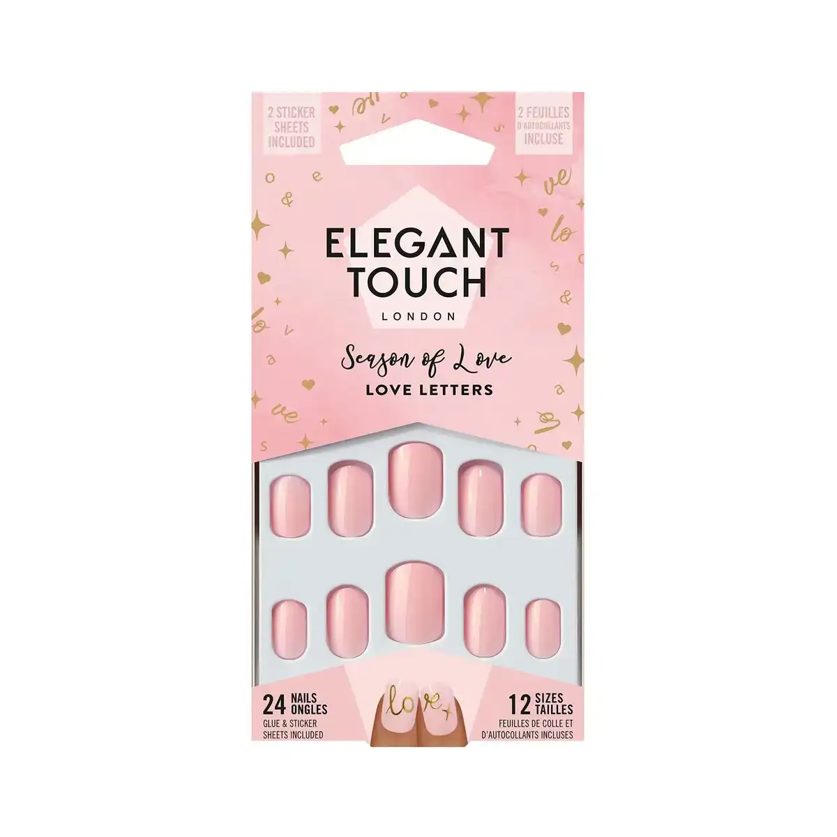 Faux ongles elegant touch luxe looks love letters 24 pcs _1190. DIAYTAR COTE D'IVOIRE - Là où la Beauté Rencontre la Fonctionnalité. Parcourez notre sélection pour trouver des produits qui allient esthétique et praticité, pour un quotidien sublimé.