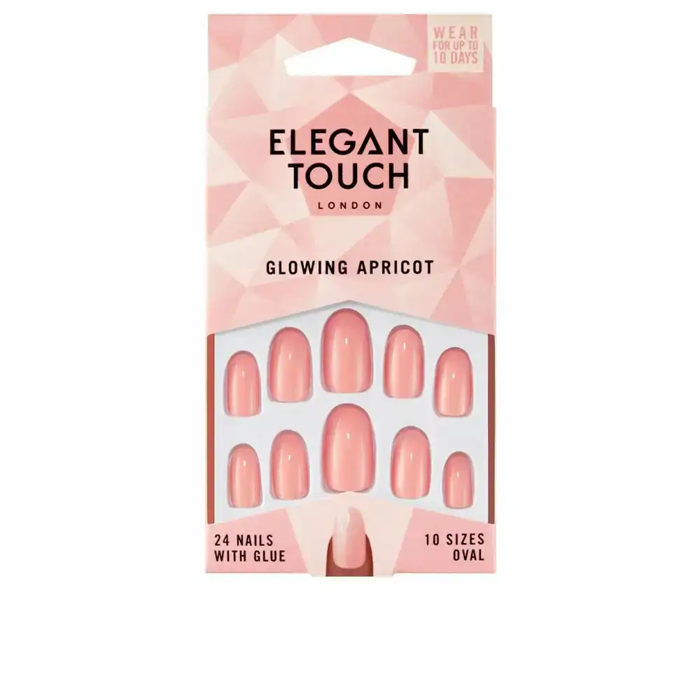 Faux ongles elegant touch polished colour glowing apricot 24 pieces 24 uds _1410. DIAYTAR COTE D'IVOIRE - Là où le Shopping devient une Fête des Sens. Plongez dans notre univers et choisissez des produits qui éveillent votre goût pour l'esthétique et l'authenticité.