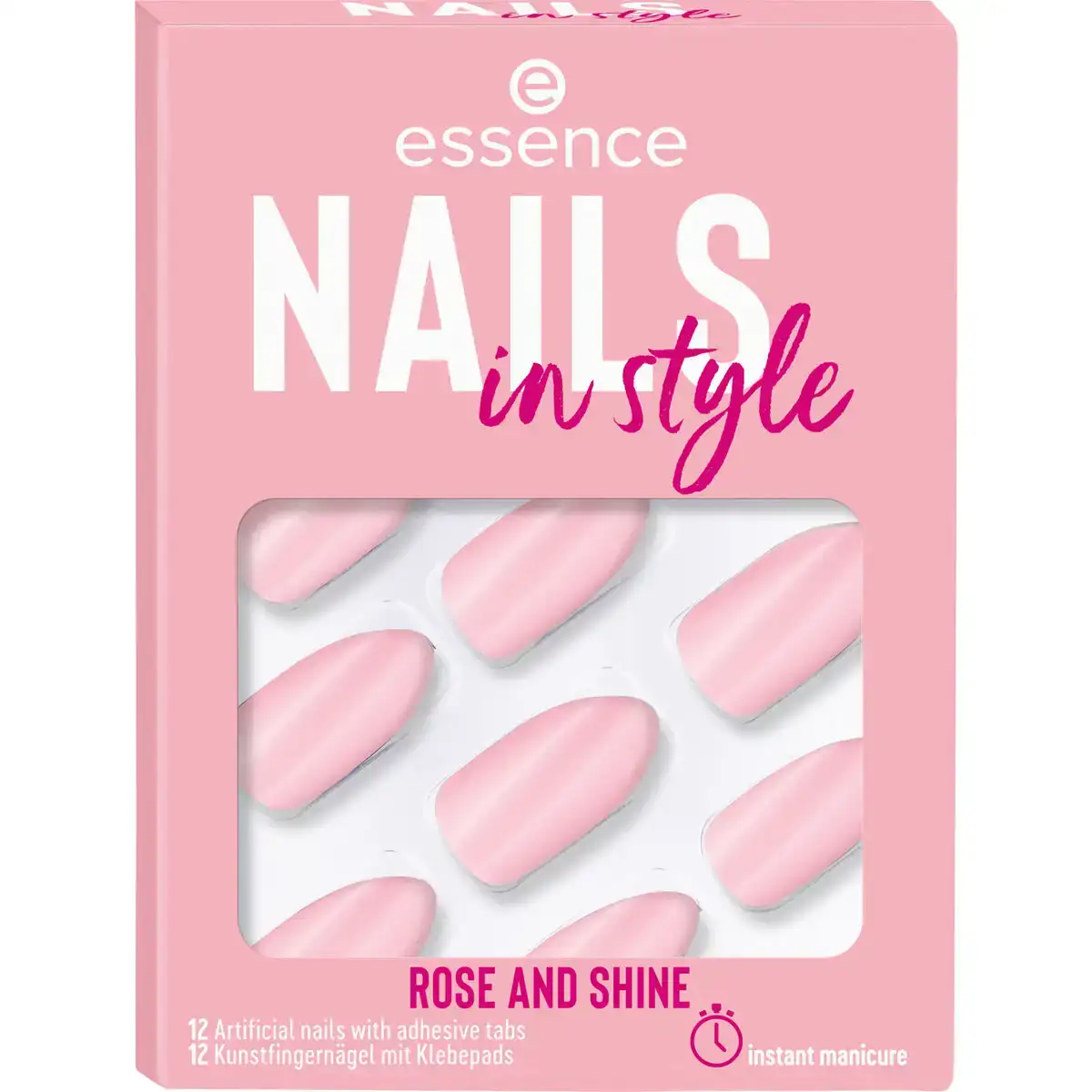 Faux ongles essence nails in style 12 pieces no 14 rose and shine_5260. DIAYTAR COTE D'IVOIRE - Là où Chaque Produit a son Histoire. Découvrez notre gamme de produits, chacun portant en lui le récit de l'artisanat et de la passion, pour vous offrir une expérience de shopping authentique.