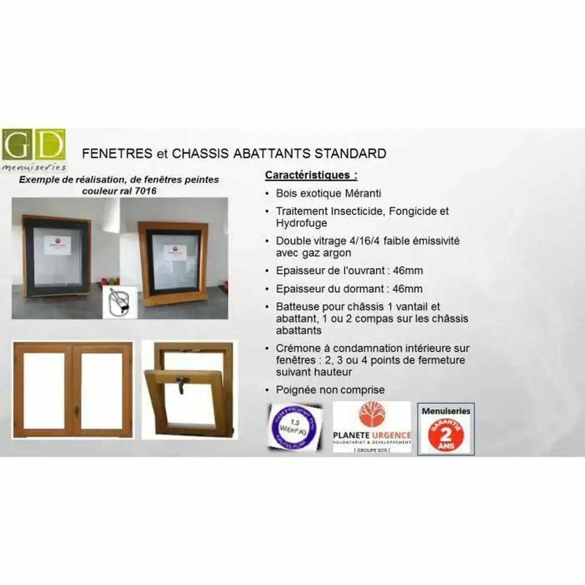 Fenetre marron bois 75 x 50 cm_1311. Entrez dans l'Univers de DIAYTAR COTE D'IVOIRE - Où Choisir est un Plaisir. Explorez notre catalogue diversifié et trouvez des articles qui reflètent vos goûts et votre personnalité.