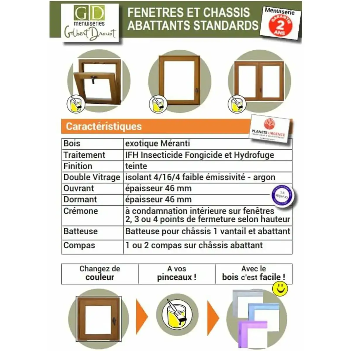 Fenetre marron bois 75 x 50 cm_7025. DIAYTAR COTE D'IVOIRE - L'Art de Vivre le Shopping Authentique. Découvrez notre boutique en ligne et trouvez des produits qui célèbrent la culture et l'héritage du Côte d'Ivoire.