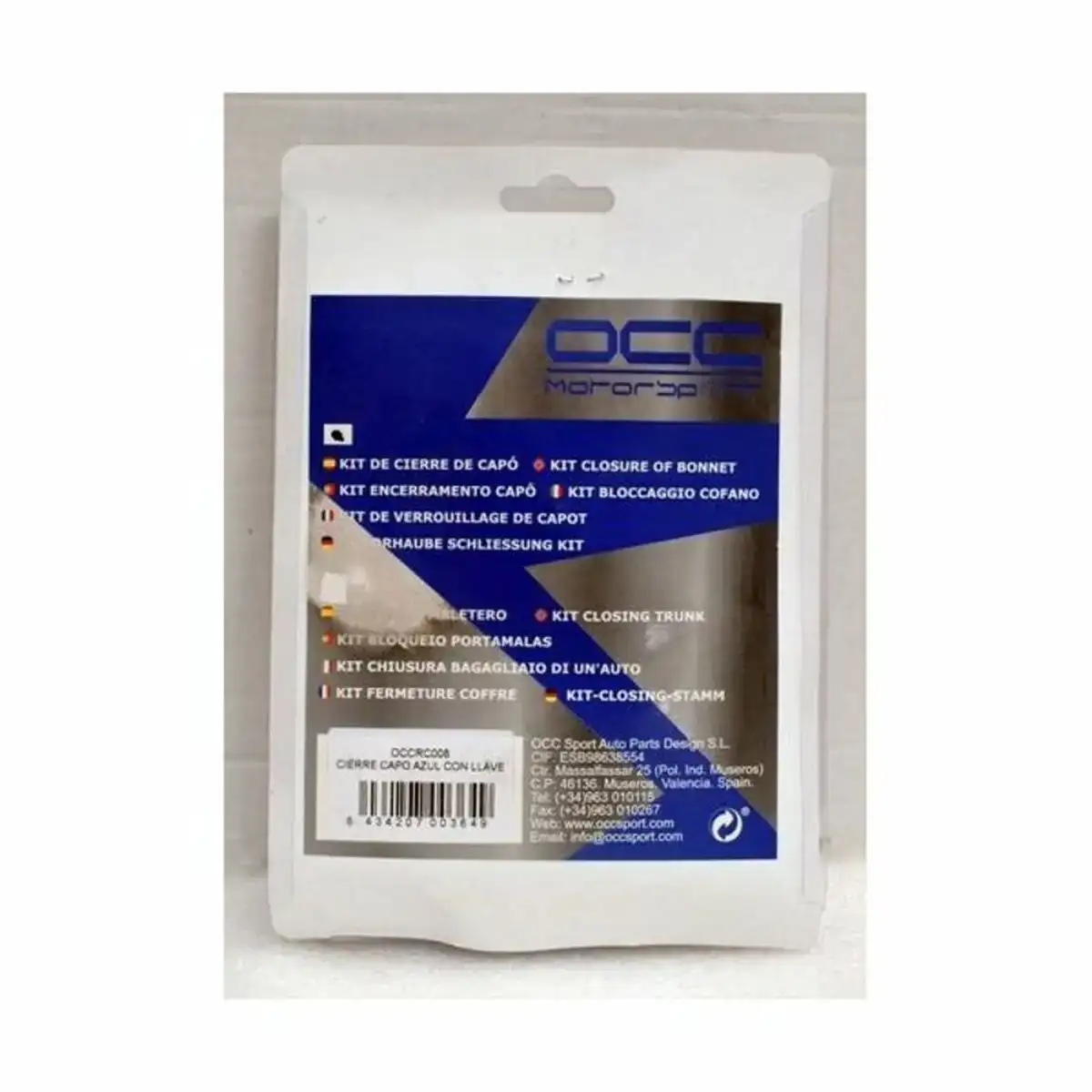 Fermeture de capot occ motorsport occrc008 noir argente_9789. DIAYTAR COTE D'IVOIRE - Votre Passage vers l'Élégance Abordable. Explorez notre collection où chaque produit est choisi pour sa qualité et son accessibilité, incarnant ainsi l'essence du Côte d'Ivoire.
