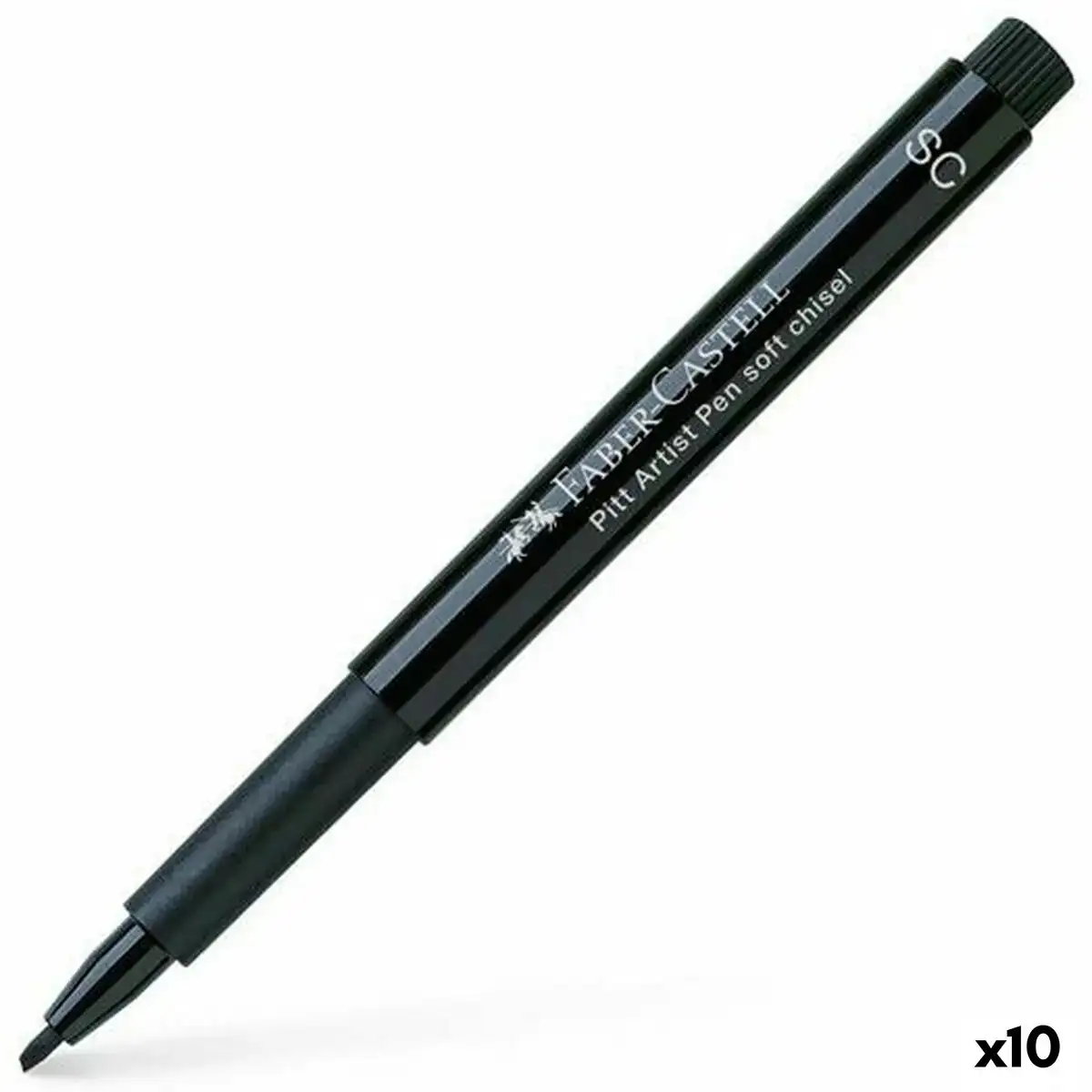 Feutres faber castell pitt artist doux calligraphie noir 10 unites _9392. DIAYTAR COTE D'IVOIRE - Votre Passage vers l'Exceptionnel. Explorez notre boutique en ligne, où chaque produit est choisi avec soin pour offrir une expérience de shopping inoubliable.