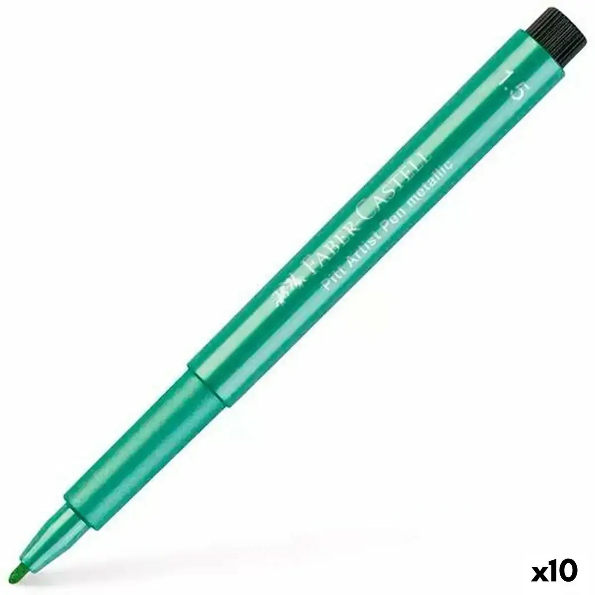Feutres faber castell pitt artist metallise vert 10 unites _1732. Entrez dans le Monde Éclectique de DIAYTAR COTE D'IVOIRE. Explorez nos catégories et dénichez des trésors qui reflètent la richesse et l'authenticité du Côte d'Ivoire.