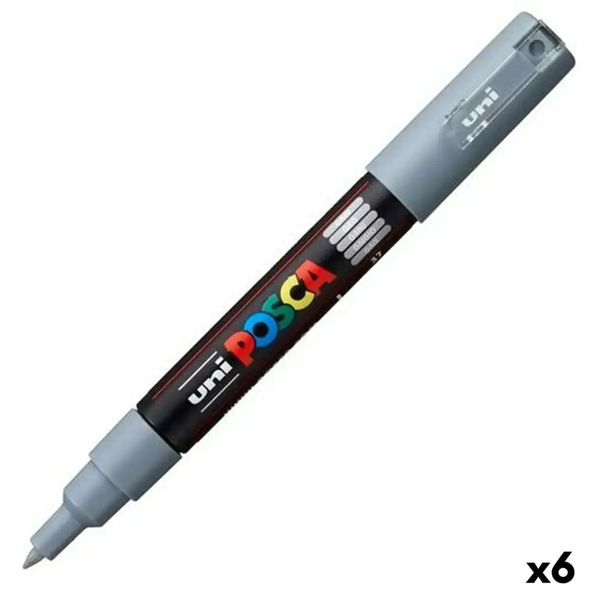Feutres posca pc 1m gris 6 unites _3363. DIAYTAR COTE D'IVOIRE - Où le Shopping est un Plaisir Engagé. Parcourez notre catalogue et choisissez des produits qui respectent vos valeurs et vos attentes.