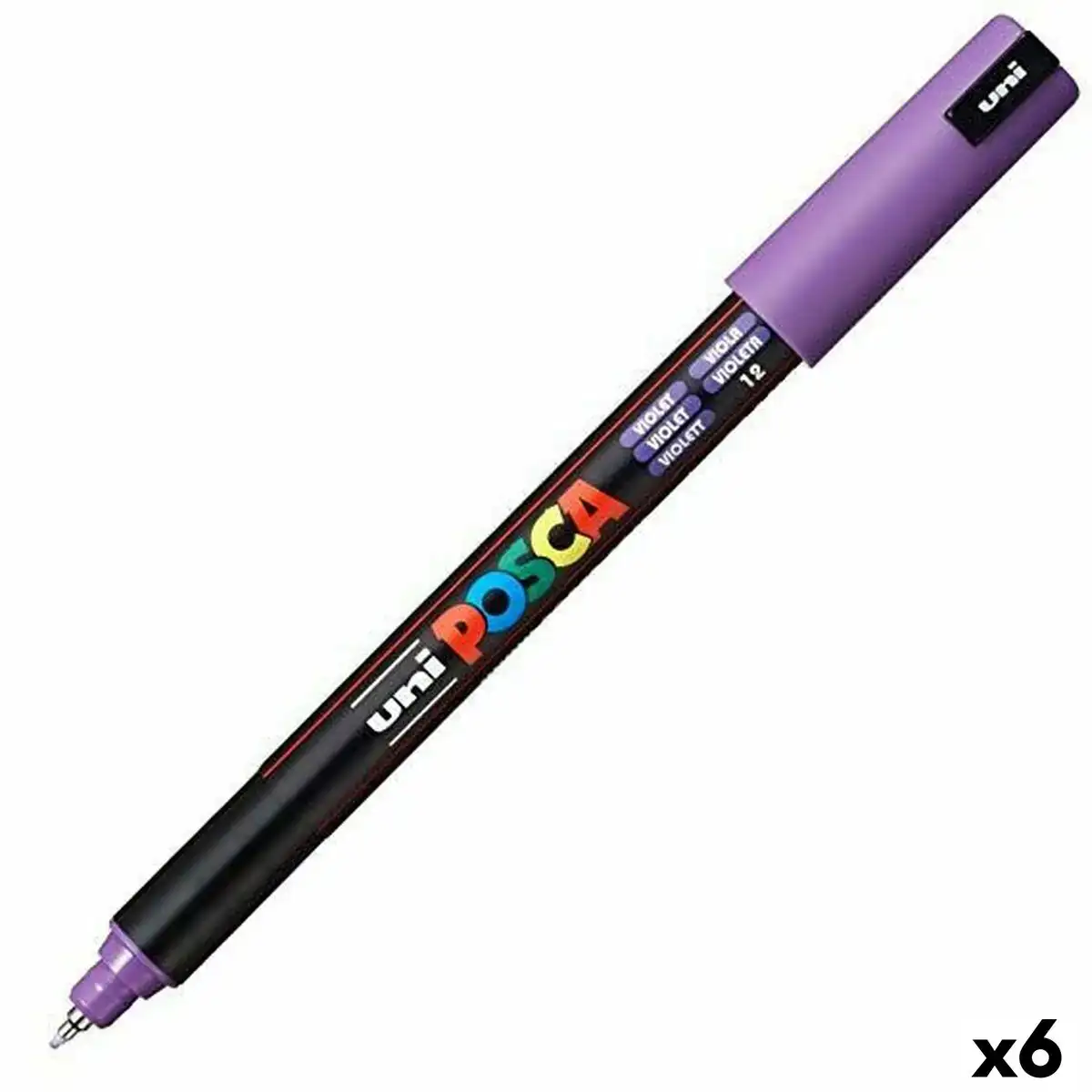 Feutres posca pc 1mr violet 6 unites_7541. DIAYTAR COTE D'IVOIRE - Votre Destination Shopping pour Tous. Parcourez notre boutique en ligne et découvrez une variété de produits pour satisfaire tous vos besoins et désirs.