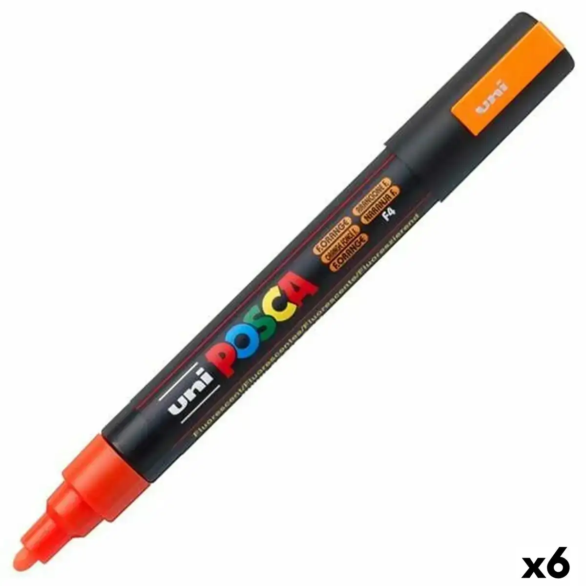 Feutres posca pc 5m fluor pointe de balle orange 6 unites _7789. DIAYTAR COTE D'IVOIRE - Où Chaque Produit est une Promesse de Qualité. Explorez notre boutique en ligne et choisissez des produits qui répondent à vos exigences élevées.