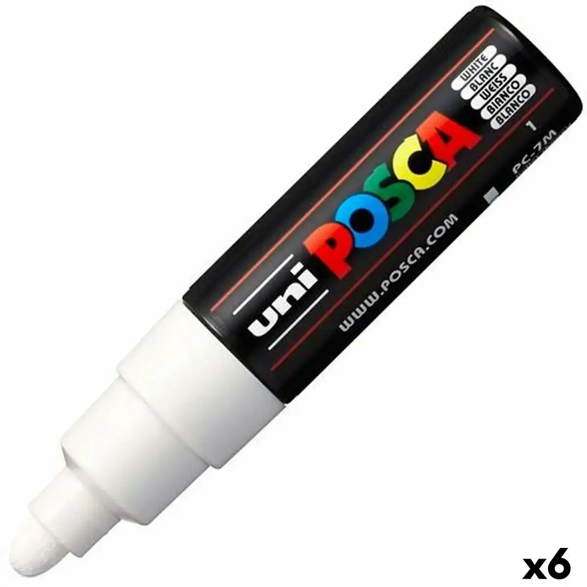 Feutres posca pc 7m blanc 6 unites_2606. DIAYTAR COTE D'IVOIRE - Votre Passage vers le Chic et l'Élégance. Naviguez à travers notre boutique en ligne pour trouver des produits qui ajoutent une touche sophistiquée à votre style.