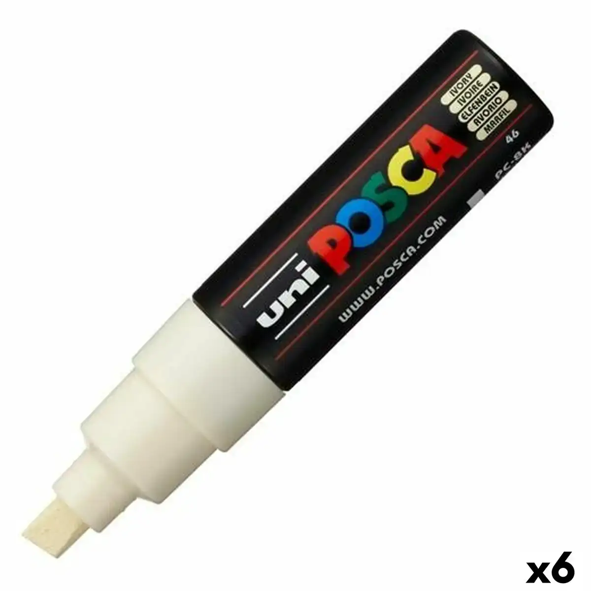 Feutres posca pc 8k ivoire 6 unites_8797. DIAYTAR COTE D'IVOIRE - Où Choisir est un Plaisir Responsable. Parcourez notre catalogue et choisissez des produits qui incarnent notre engagement envers des pratiques durables et éthiques.