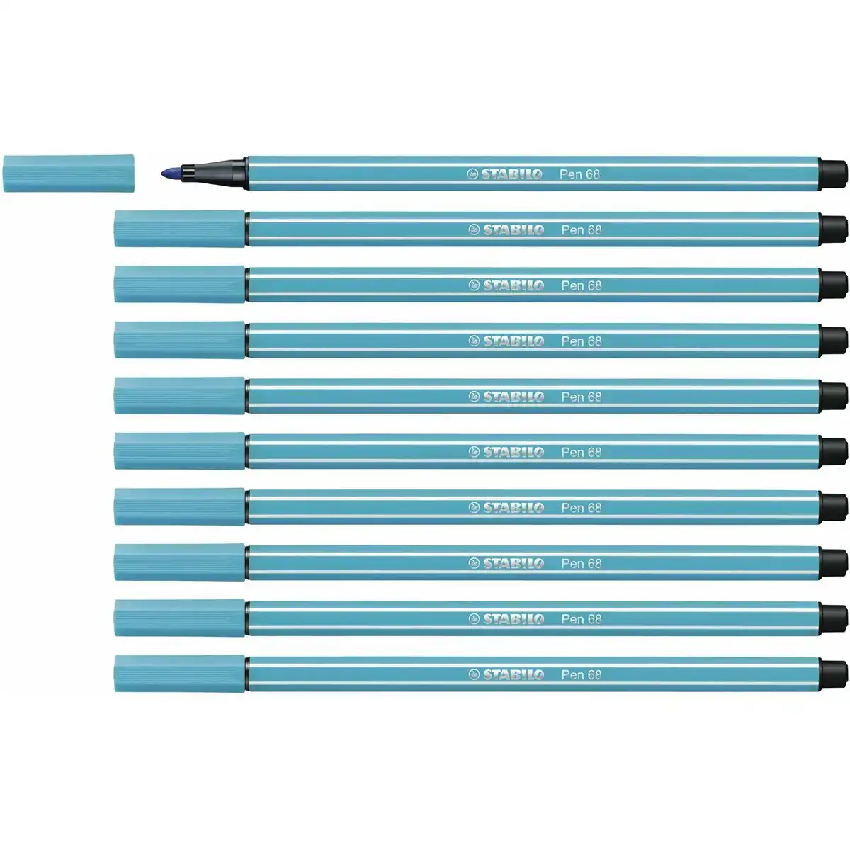 Feutres stabilo pen 68 bleu de colbat 10 unites_9270. DIAYTAR COTE D'IVOIRE - Votre Oasis de Shopping en Ligne. Explorez notre boutique et découvrez des produits qui ajoutent une touche de magie à votre quotidien.