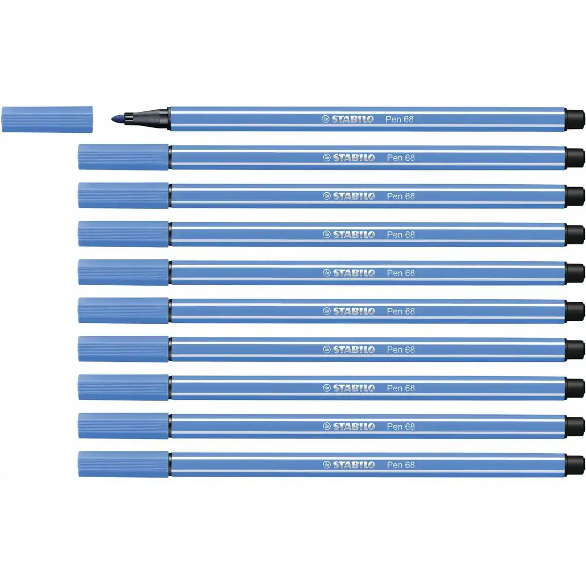 Feutres stabilo pen 68 bleu fonce 10 unites_5912. DIAYTAR COTE D'IVOIRE - Votre Destination Shopping d'Exception. Parcourez nos rayons virtuels et choisissez des produits qui incarnent l'excellence et la diversité.