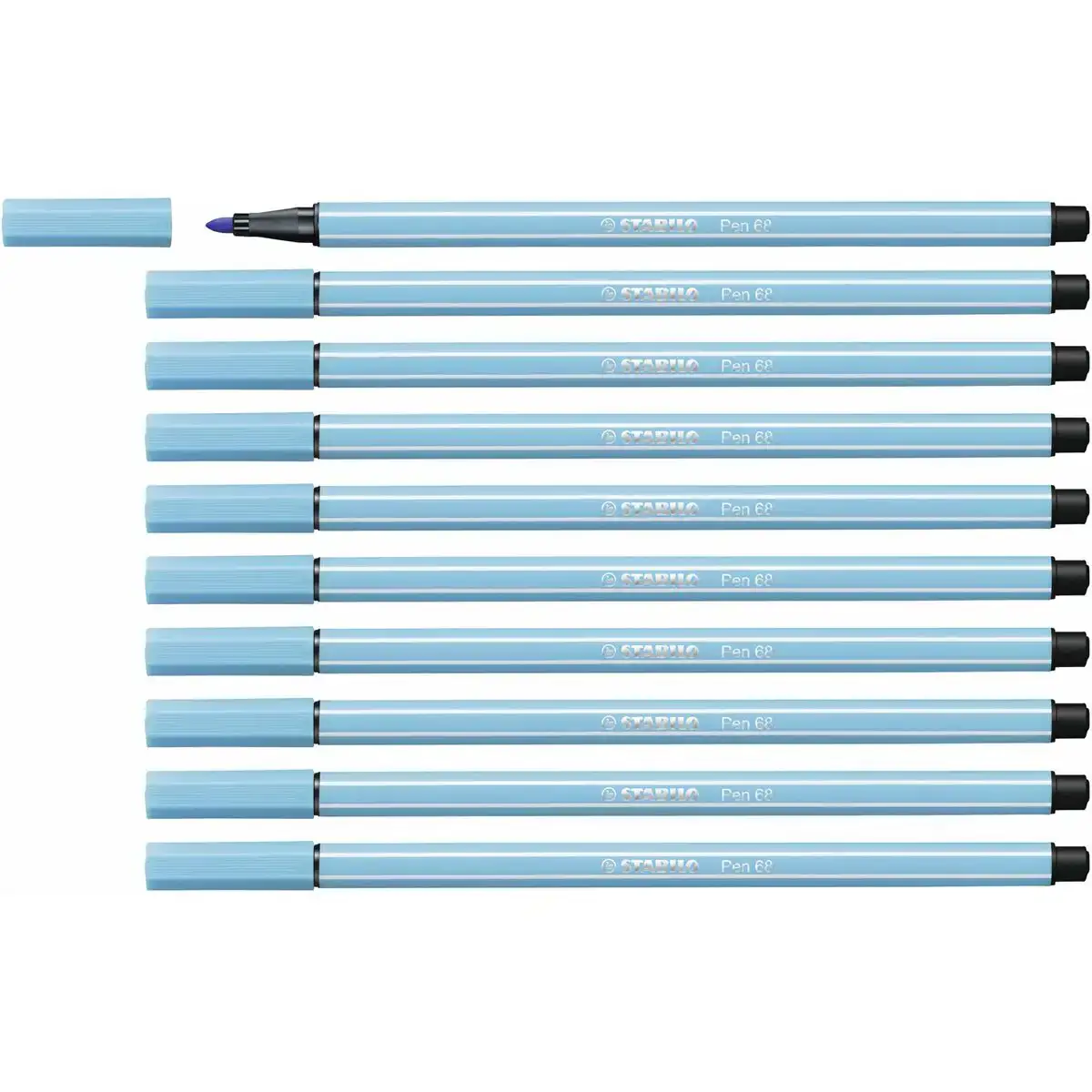 Feutres stabilo pen 68 celeste 10 unites_8250. Entrez dans l'Univers de DIAYTAR COTE D'IVOIRE - Où Chaque Produit a son Éclat Unique. Explorez notre gamme variée et choisissez des articles qui illuminent votre quotidien.