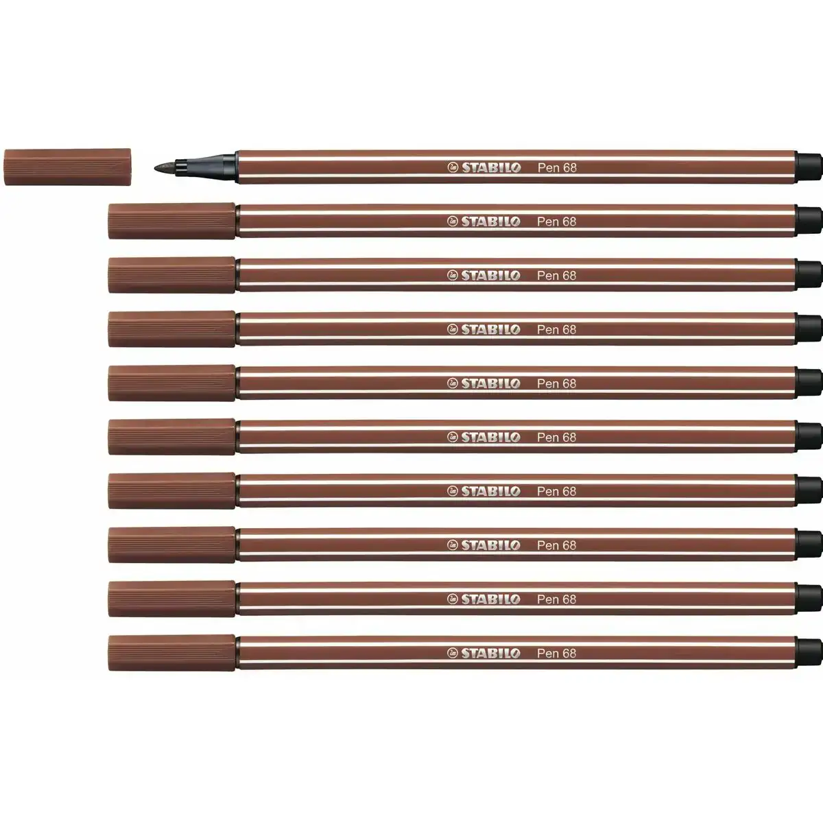 Feutres stabilo pen 68 marron 10 unites _7851. DIAYTAR COTE D'IVOIRE - Là où la Tradition Devient Tendance. Naviguez à travers notre boutique en ligne et choisissez des produits qui allient l'authenticité au contemporain.