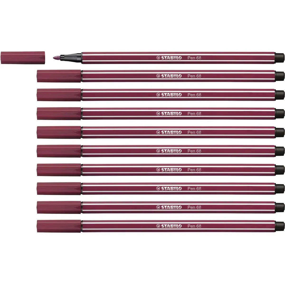 Feutres stabilo pen 68 pourpre 10 unites_7953. Bienvenue sur DIAYTAR COTE D'IVOIRE - Là où Chaque Objet a une Âme. Plongez dans notre catalogue et trouvez des articles qui portent l'essence de l'artisanat et de la passion.