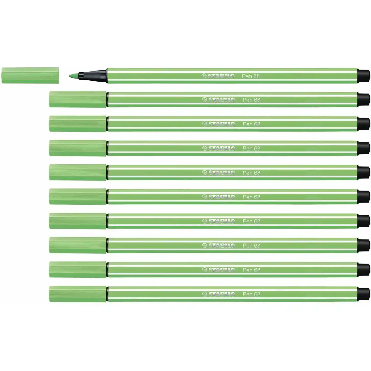Feutres stabilo pen 68 vert emeraude 10 unites_9367. Plongez dans l'Univers de DIAYTAR COTE D'IVOIRE - Où la Qualité et la Diversité se rencontrent. Parcourez nos rayons virtuels pour trouver des produits répondant à tous les besoins, du confort de votre foyer.