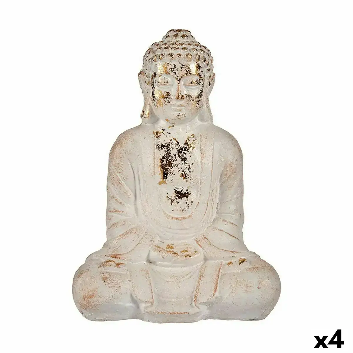 Figure decorative de jardin buda polyresine 17 x 37 x 26 cm 4 unites _6071. DIAYTAR COTE D'IVOIRE - Où la Qualité est Notre Engagement. Explorez notre boutique en ligne pour découvrir des produits conçus pour vous apporter satisfaction et plaisir.