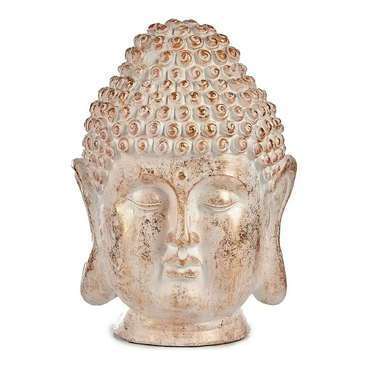 Figure decorative de jardin buda tete blanc or polyresine 31 5 x 50 5 x 35 cm _2011. Entrez dans l'Univers de DIAYTAR COTE D'IVOIRE - Où la Tradition S'unit à la Modernité. Explorez notre sélection pour trouver des produits qui allient héritage et innovation.