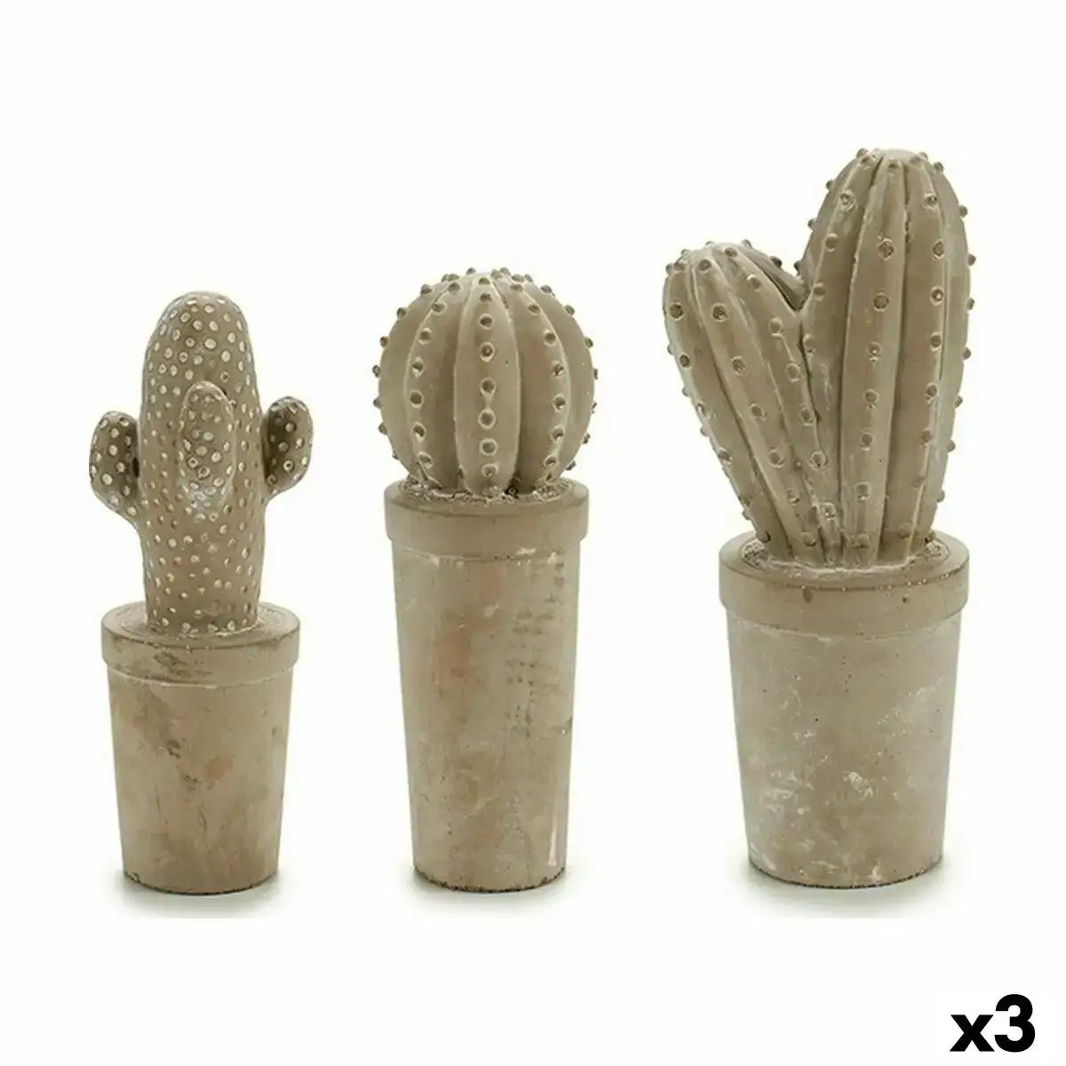 Figure decorative de jardin cactus pierre ciment 11 x 28 x 11 cm 3 unites _4282. DIAYTAR COTE D'IVOIRE - Votre Plateforme Shopping Engagée. Explorez notre catalogue et choisissez des produits qui reflètent notre dévouement envers la qualité et la satisfaction du client.