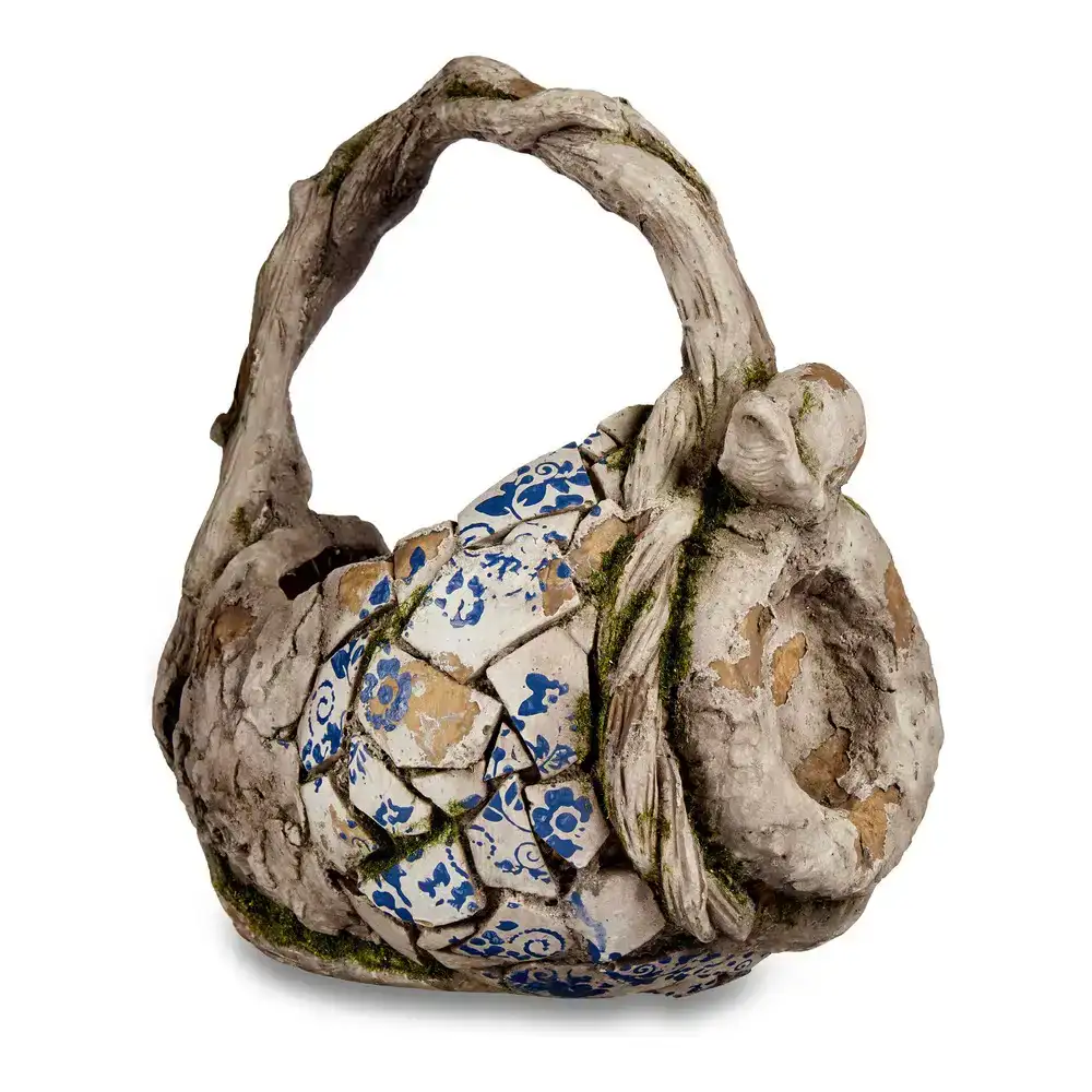 Figure decorative de jardin finition vieillie panier polyresine 23 5 x 35 x 31 cm _5010. DIAYTAR COTE D'IVOIRE - L'Art de Vivre le Shopping Authentique. Découvrez notre boutique en ligne et trouvez des produits qui incarnent la passion et le savoir-faire du Côte d'Ivoire.