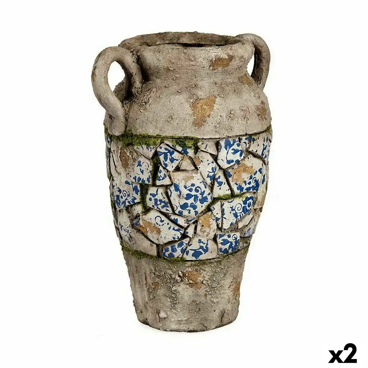 Figure decorative de jardin vase polyresine 21 x 34 5 x 28 cm 2 unites _9570. DIAYTAR COTE D'IVOIRE - Votre Passage vers le Chic et l'Élégance. Naviguez à travers notre boutique en ligne pour trouver des produits qui ajoutent une touche sophistiquée à votre style.