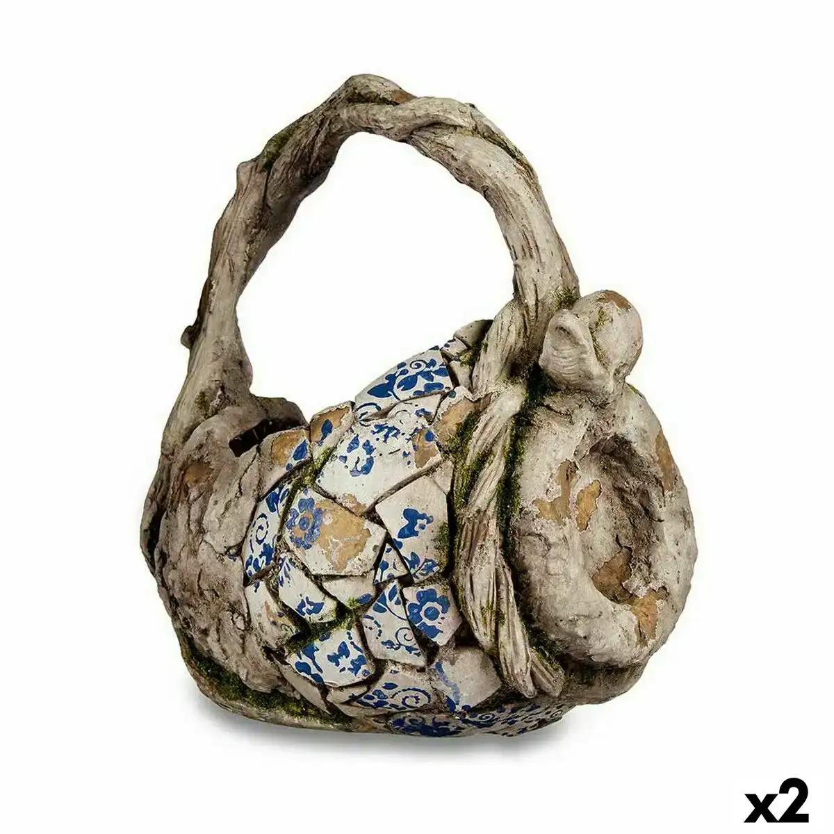 Figure decorative de jardin vase polyresine 23 5 x 35 x 31 cm 2 unites _8475. Bienvenue chez DIAYTAR COTE D'IVOIRE - Où Chaque Objet a sa Propre Histoire. Découvrez notre sélection soigneusement choisie et choisissez des produits qui racontent le patrimoine sénégalais.