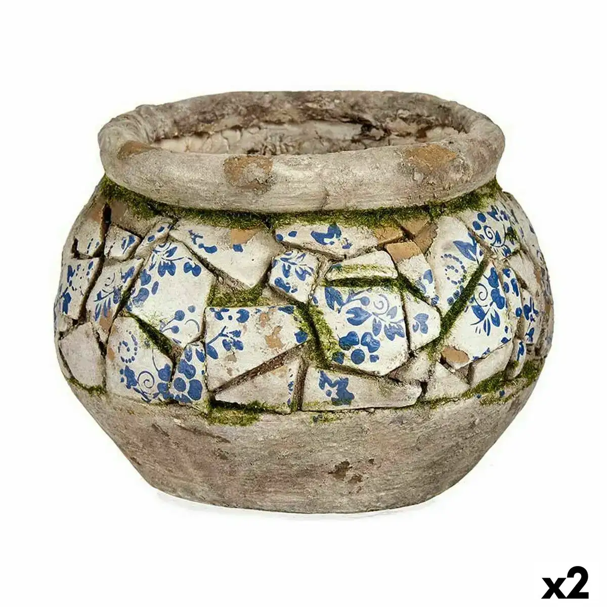 Figure decorative de jardin vase polyresine 28 x 19 5 x 28 cm 2 unites _4972. DIAYTAR COTE D'IVOIRE - Un Monde de Possibilités à Portée de Clic. Parcourez notre site web pour découvrir des sélections infinies, de l'épicerie aux bijoux, et vivez une expérience d'achat sans pareil.