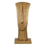 Figurine decorative 12 x 11 x 30 cm dore_3754. DIAYTAR COTE D'IVOIRE - Là où Chaque Produit Est une Trouvaille. Explorez notre sélection minutieuse et découvrez des articles qui correspondent à votre style de vie et à vos aspirations.