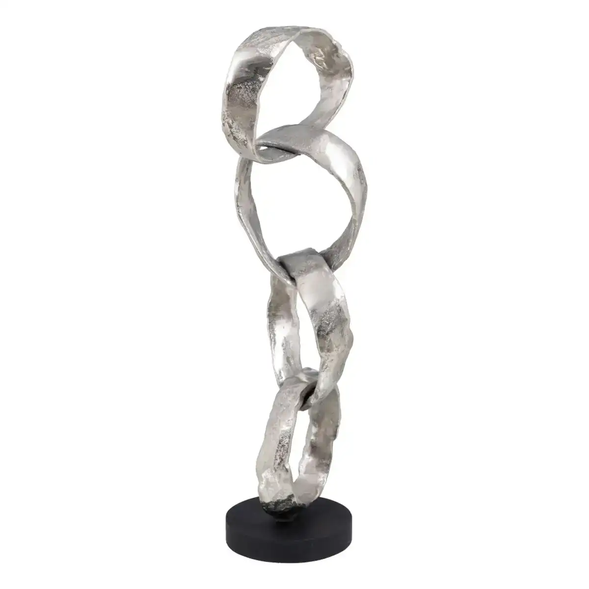 Figurine decorative 21 x 15 x 63 cm noir argent_7821. Bienvenue chez DIAYTAR COTE D'IVOIRE - Où Chaque Objet a sa Propre Histoire. Découvrez notre sélection soigneusement choisie et choisissez des produits qui racontent le patrimoine sénégalais.