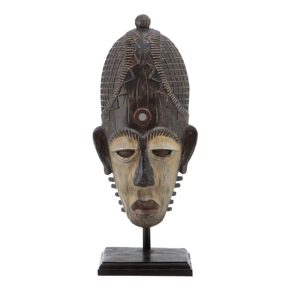Figurine decorative 22 x 17 x 54 5 cm africaine_5543. DIAYTAR COTE D'IVOIRE - Où Choisir est une Célébration de l'Artisanat. Explorez notre boutique en ligne et choisissez des articles qui incarnent l'art et le savoir-faire du Côte d'Ivoire.